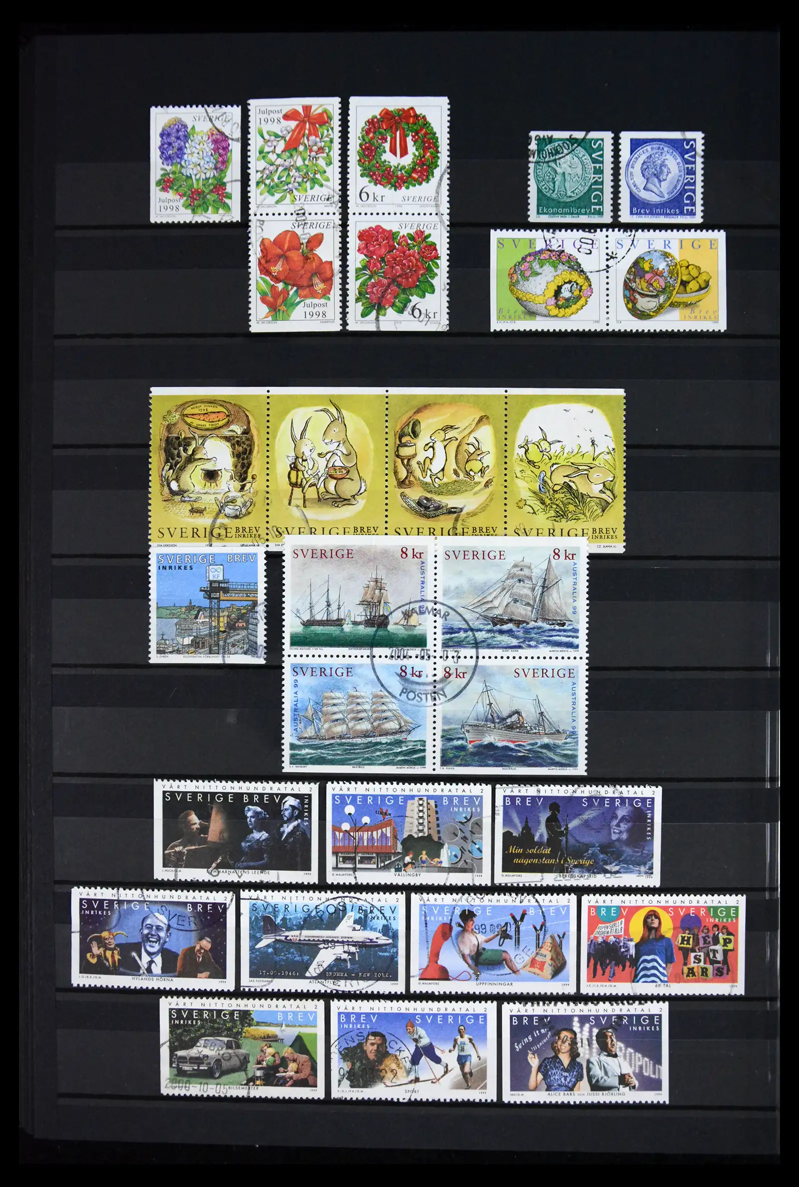 41717 0090 - Postzegelverzameling 41717 Zweden 1855-2015.