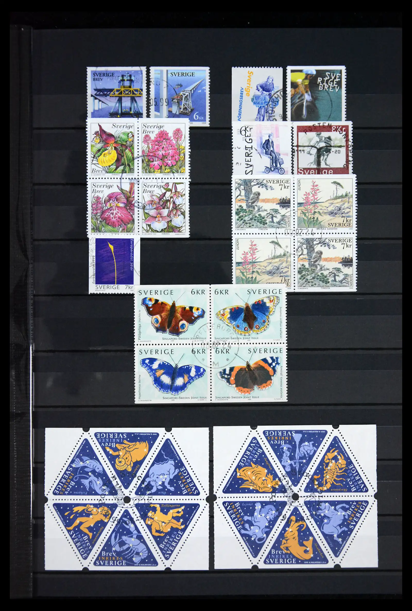 41717 0091 - Postzegelverzameling 41717 Zweden 1855-2015.