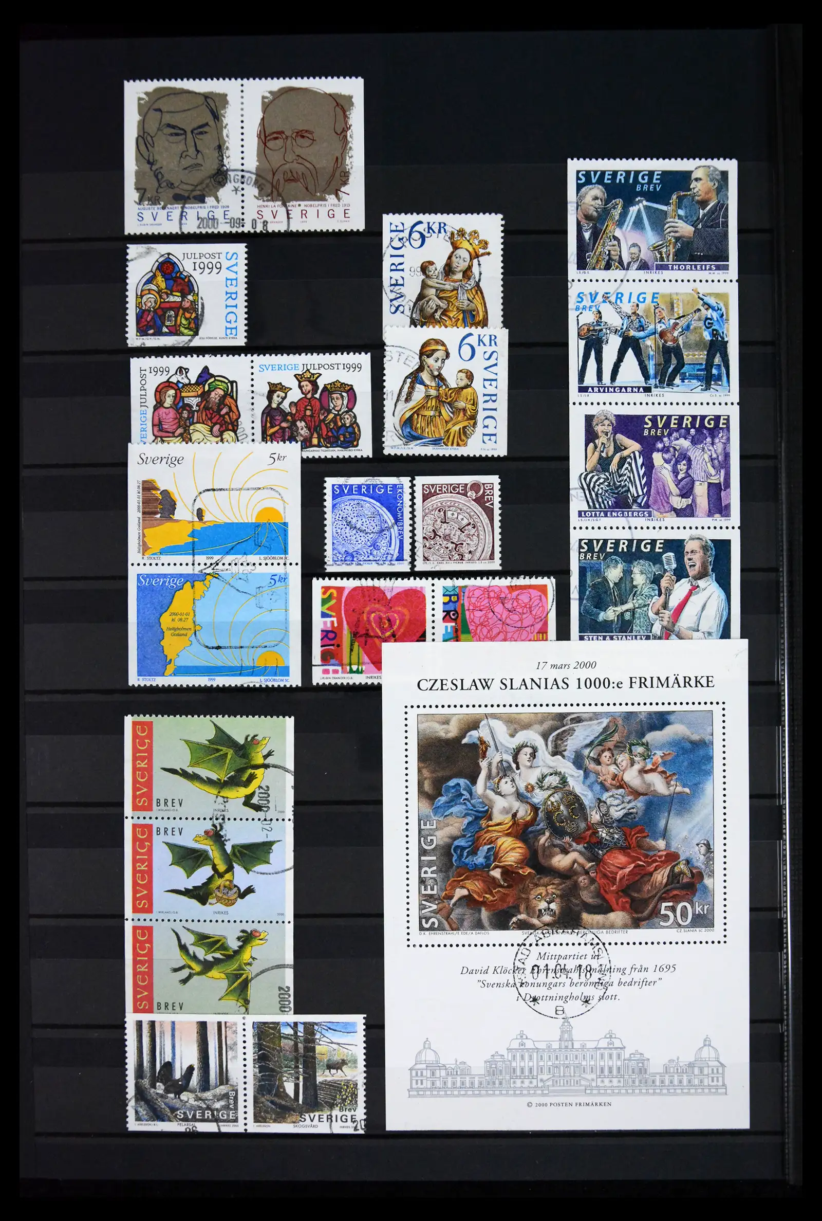 41717 0092 - Postzegelverzameling 41717 Zweden 1855-2015.