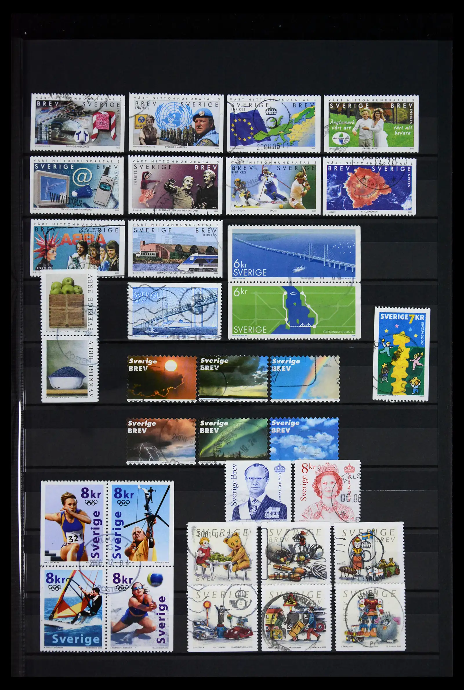 41717 0093 - Postzegelverzameling 41717 Zweden 1855-2015.