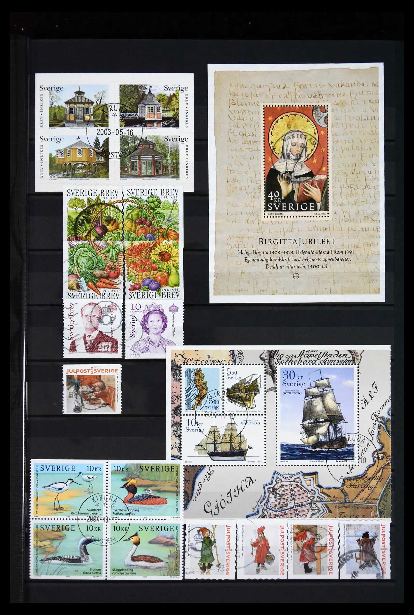 41717 0099 - Postzegelverzameling 41717 Zweden 1855-2015.