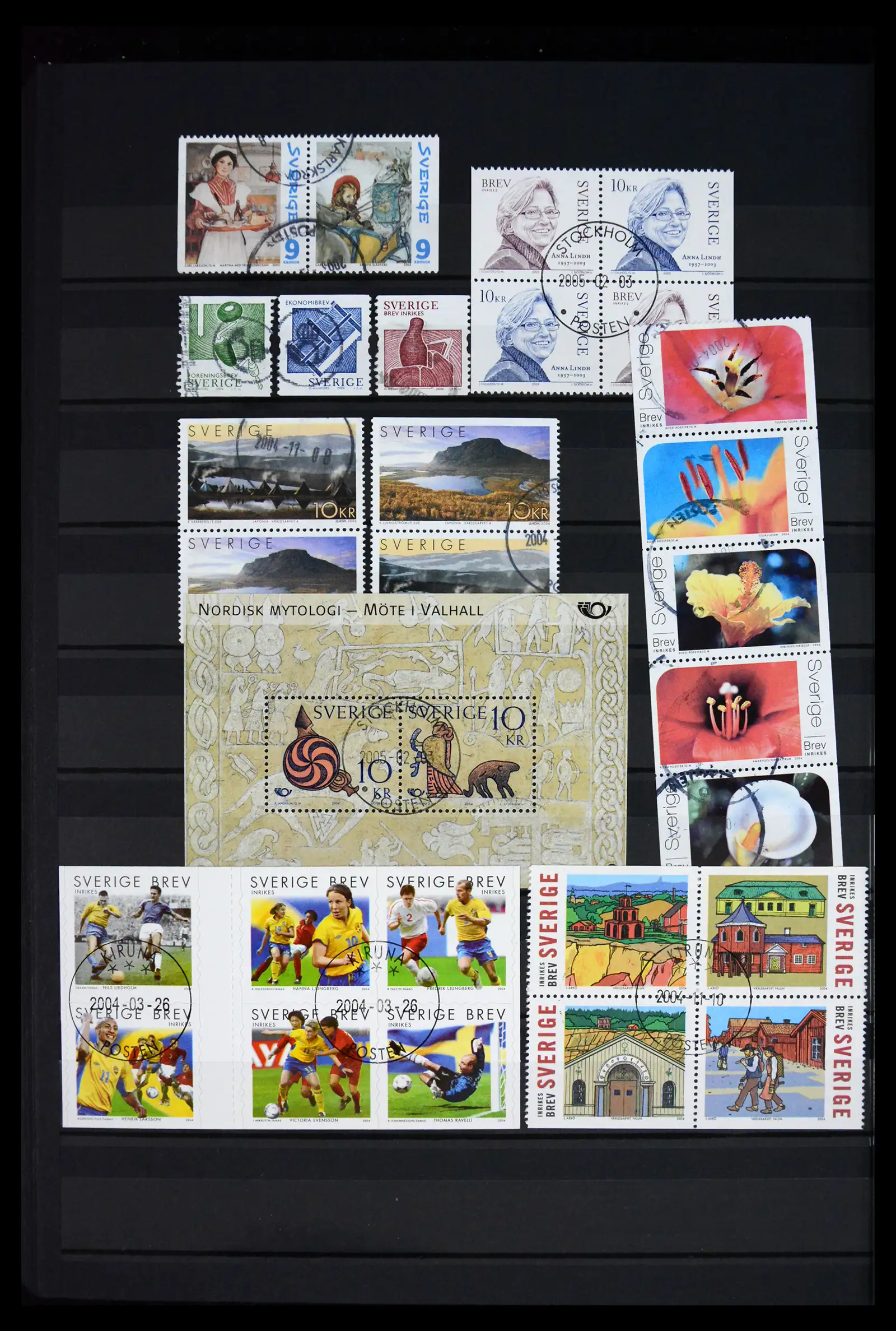 41717 0100 - Postzegelverzameling 41717 Zweden 1855-2015.