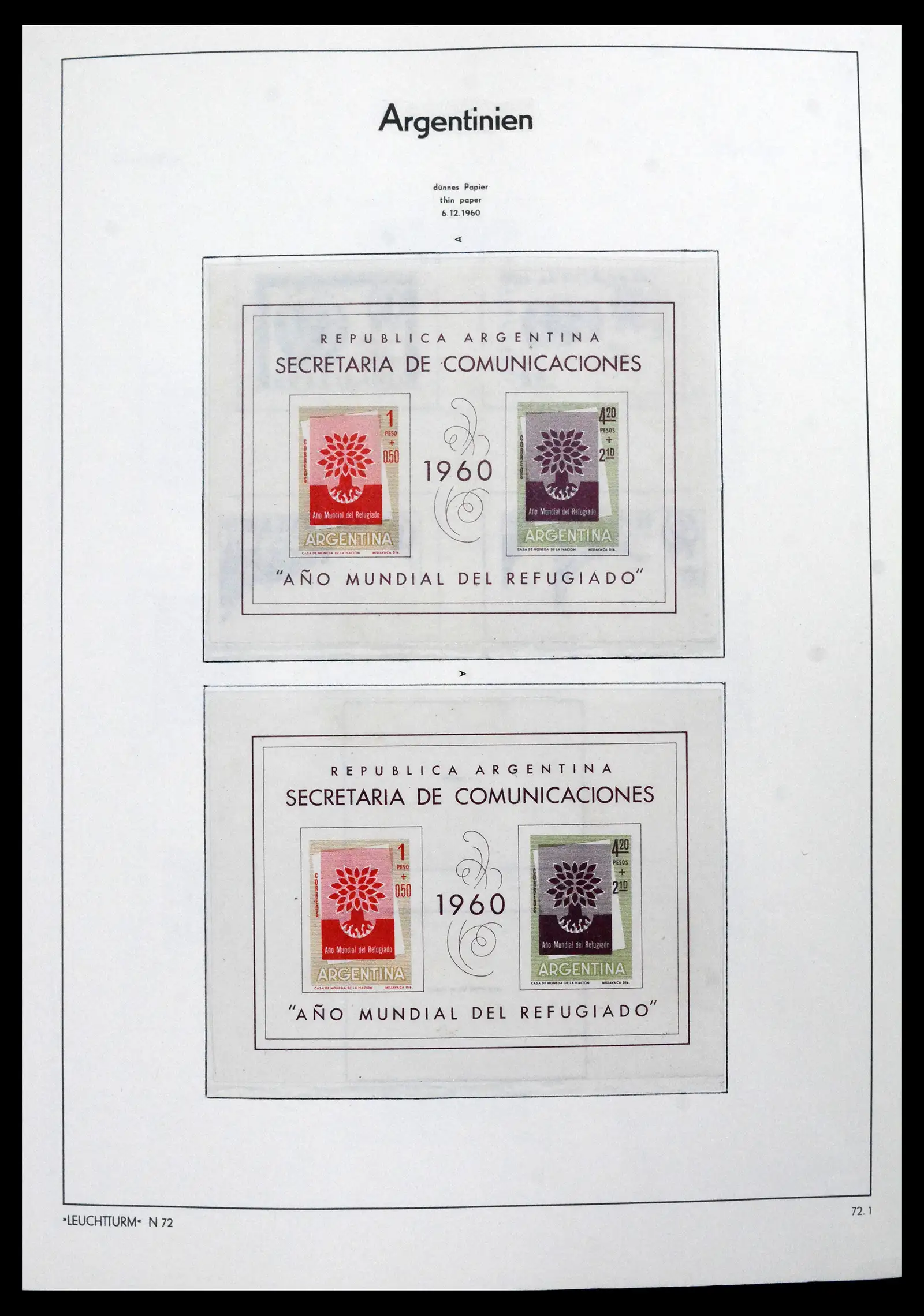 41718 0009 - Stamp collection 41718 Argentina 1935-1983.