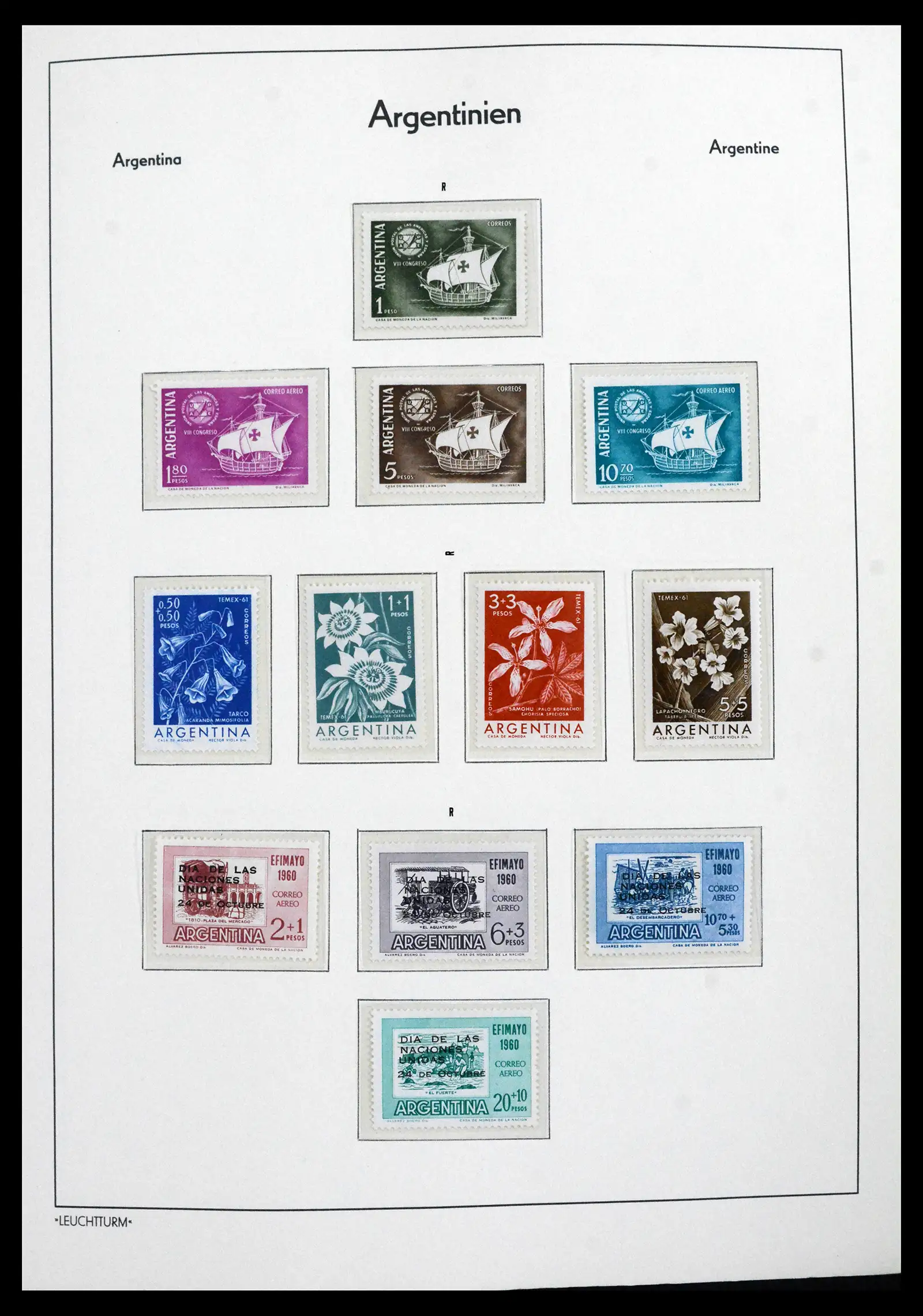 41718 0010 - Stamp collection 41718 Argentina 1935-1983.