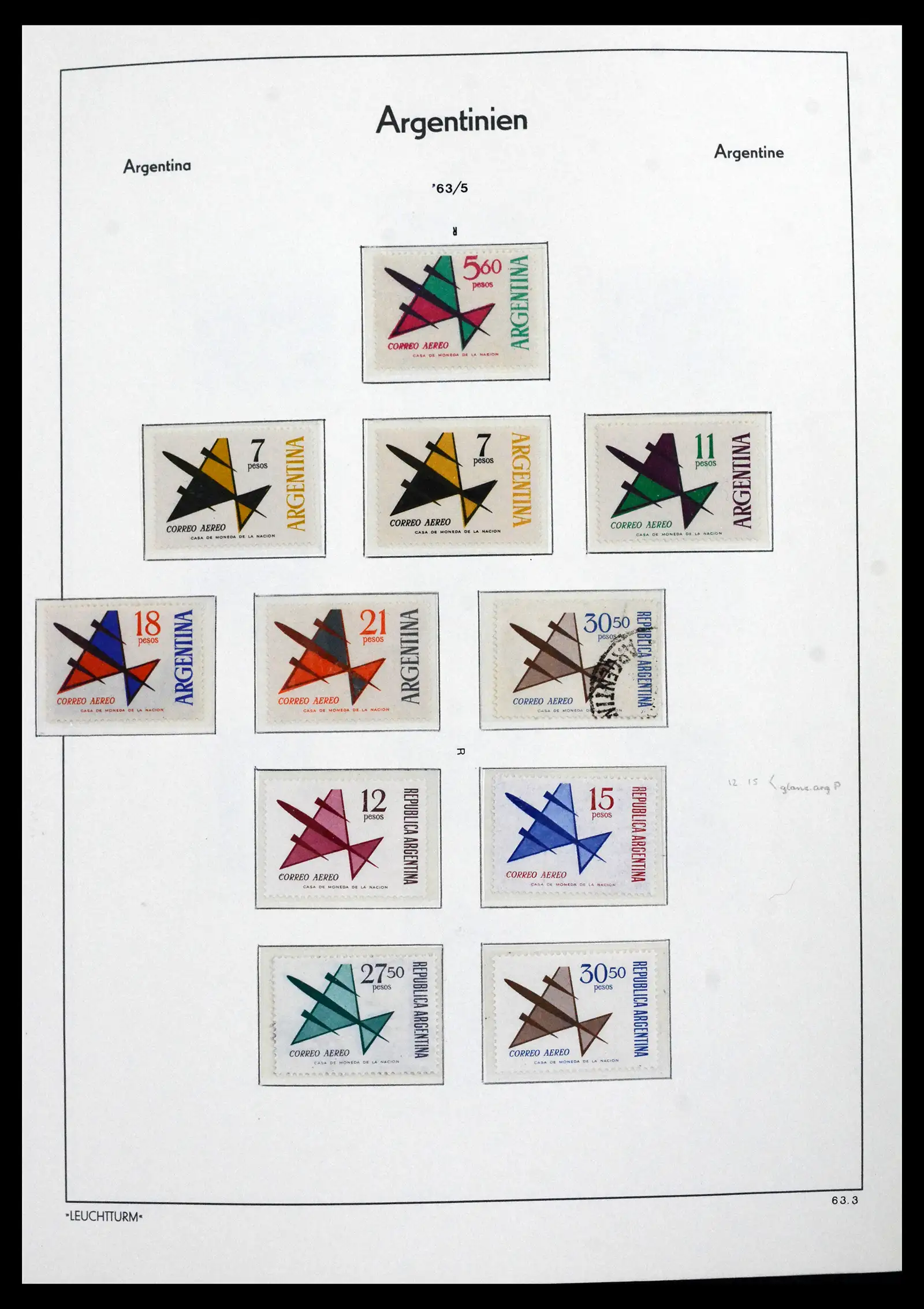 41718 0025 - Stamp collection 41718 Argentina 1935-1983.