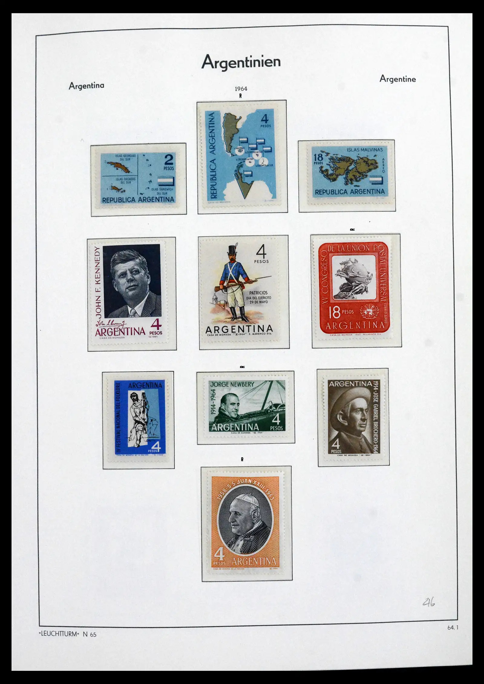 41718 0026 - Stamp collection 41718 Argentina 1935-1983.