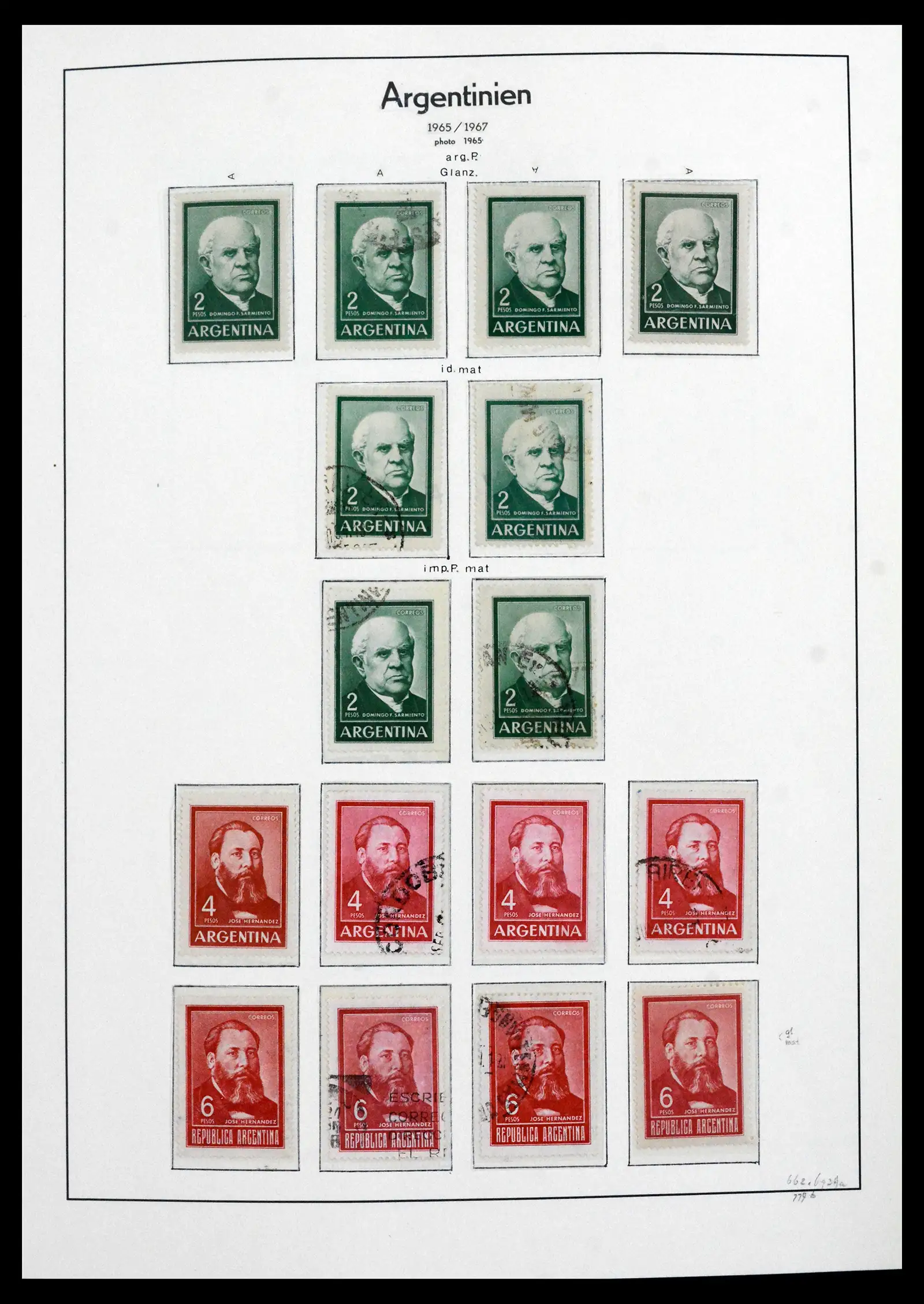 41718 0028 - Stamp collection 41718 Argentina 1935-1983.