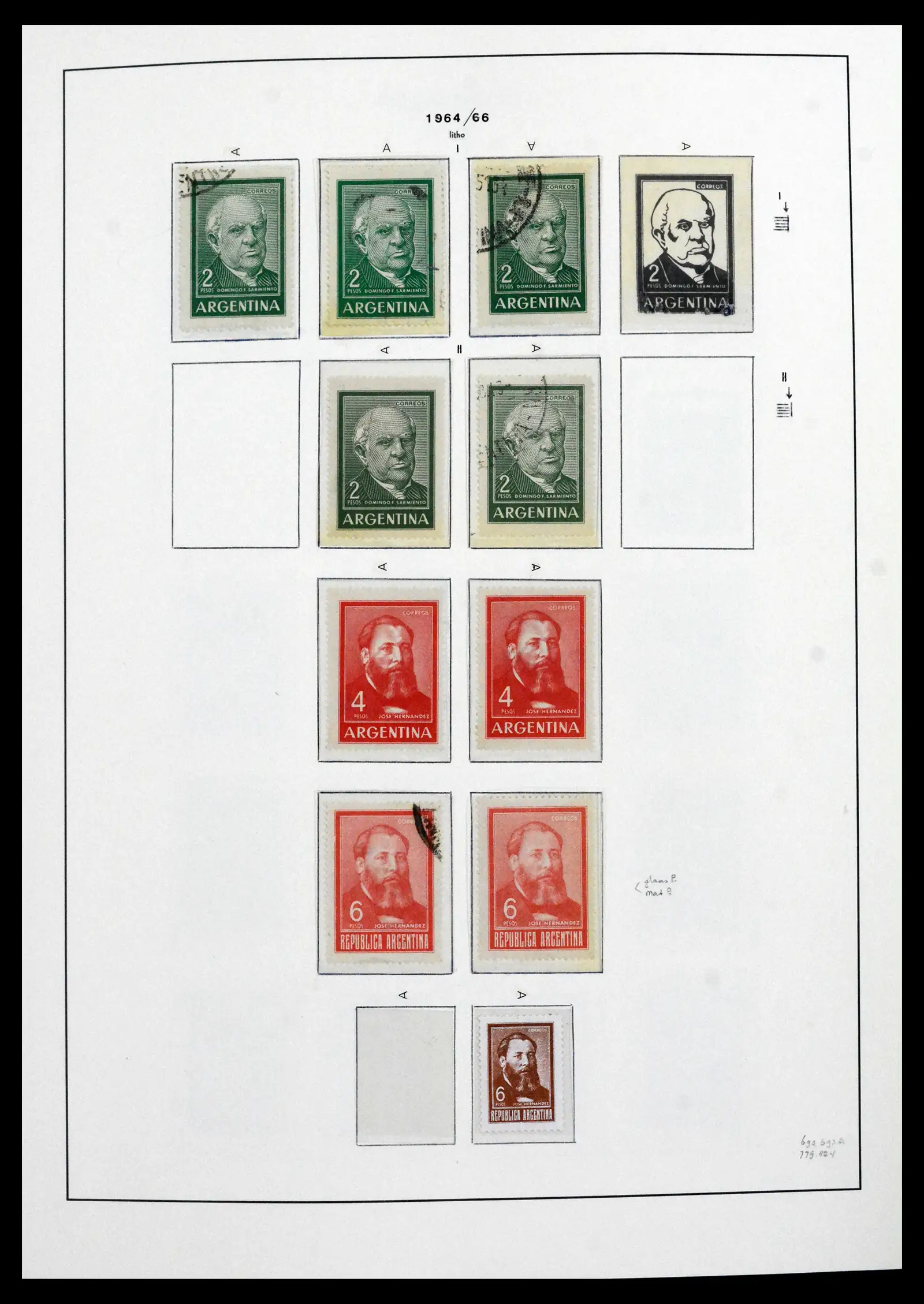 41718 0029 - Stamp collection 41718 Argentina 1935-1983.