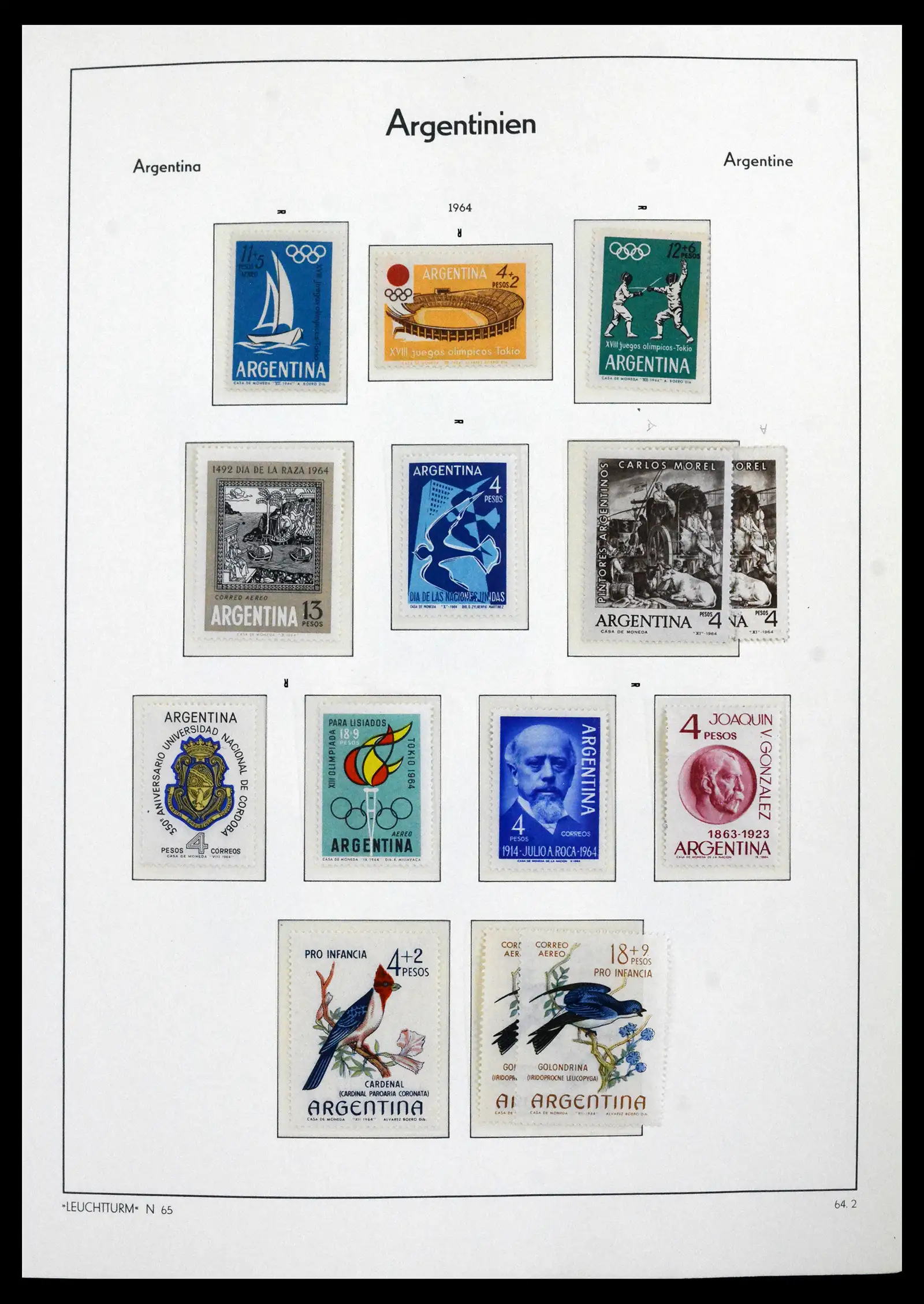 41718 0034 - Stamp collection 41718 Argentina 1935-1983.