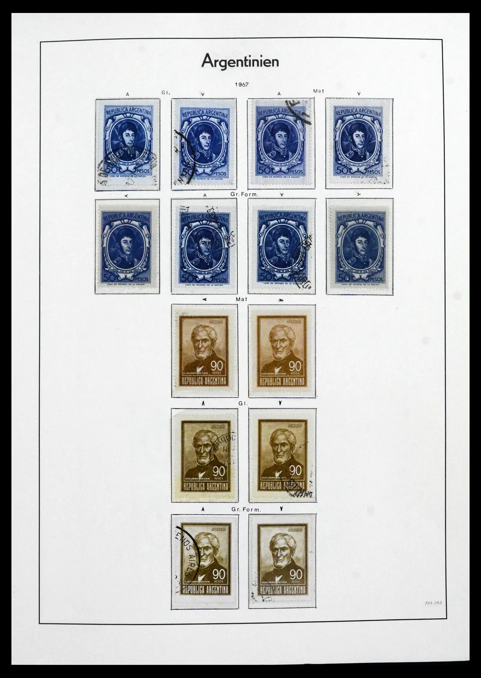 41718 0049 - Stamp collection 41718 Argentina 1935-1983.
