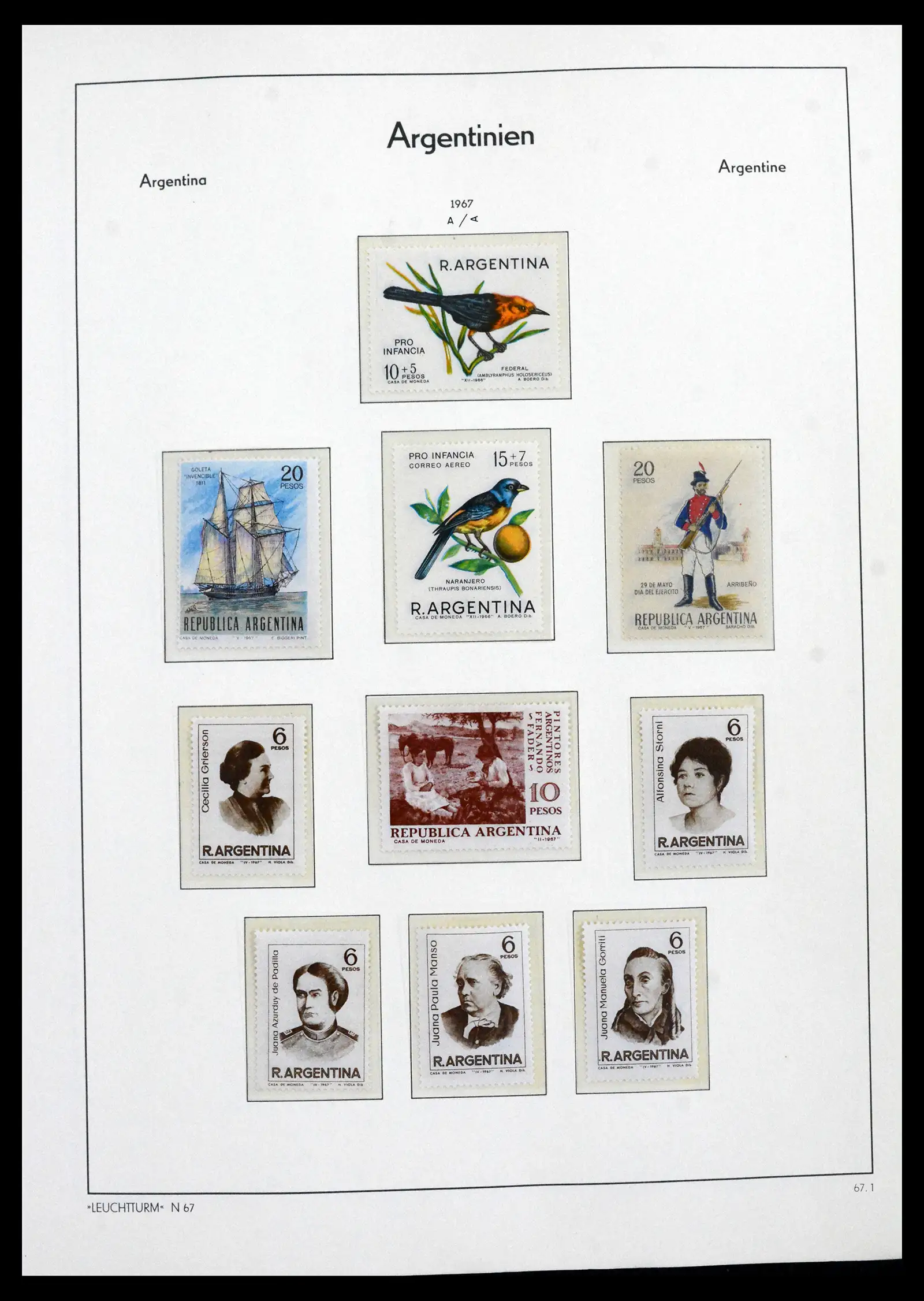 41718 0051 - Stamp collection 41718 Argentina 1935-1983.