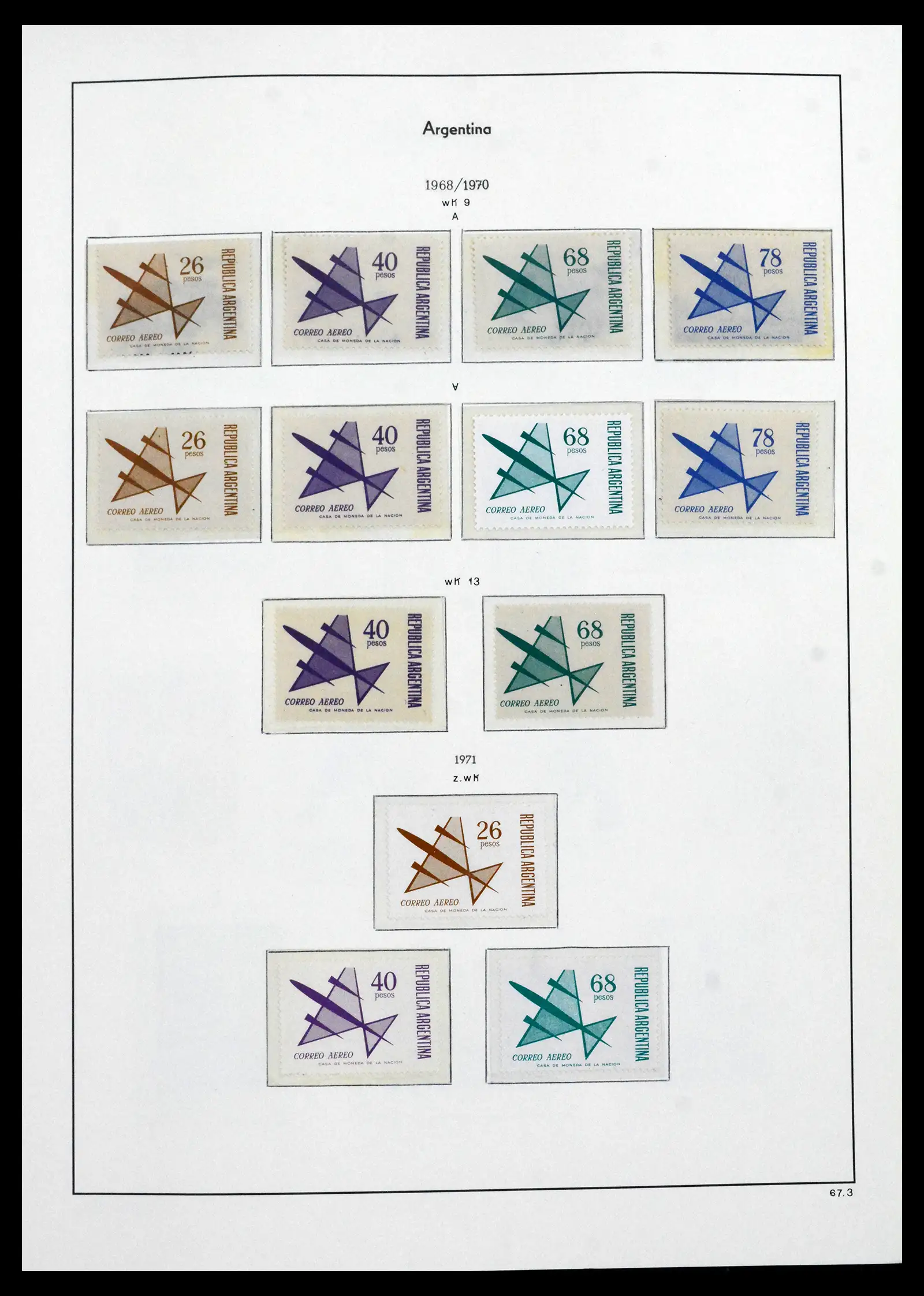 41718 0053 - Stamp collection 41718 Argentina 1935-1983.