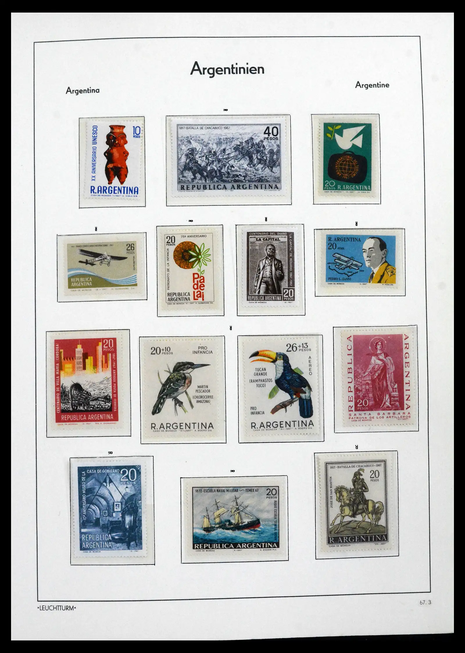 41718 0054 - Stamp collection 41718 Argentina 1935-1983.