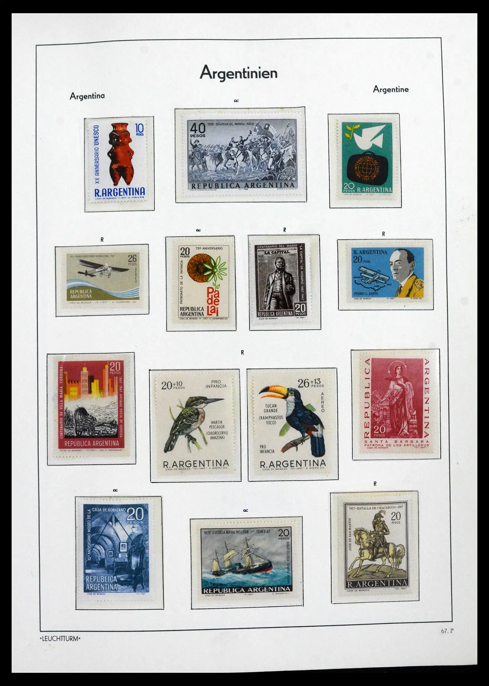 41718 0055 - Stamp collection 41718 Argentina 1935-1983.