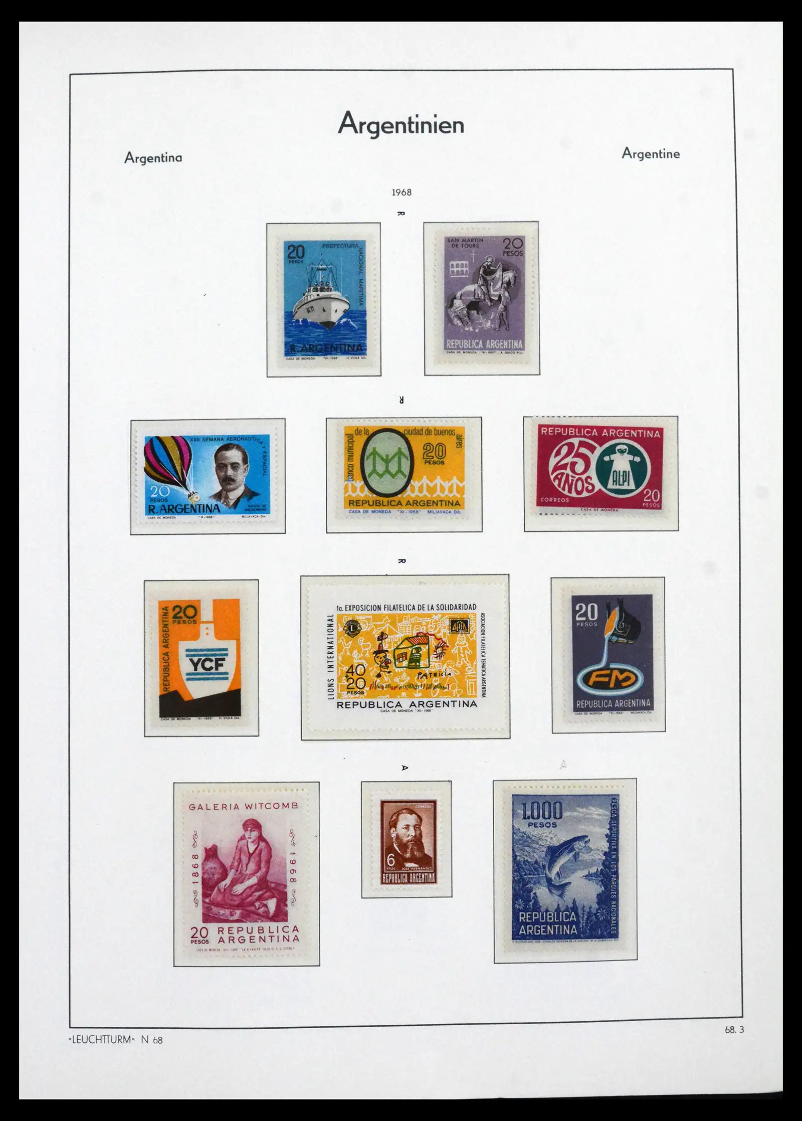 41718 0061 - Stamp collection 41718 Argentina 1935-1983.