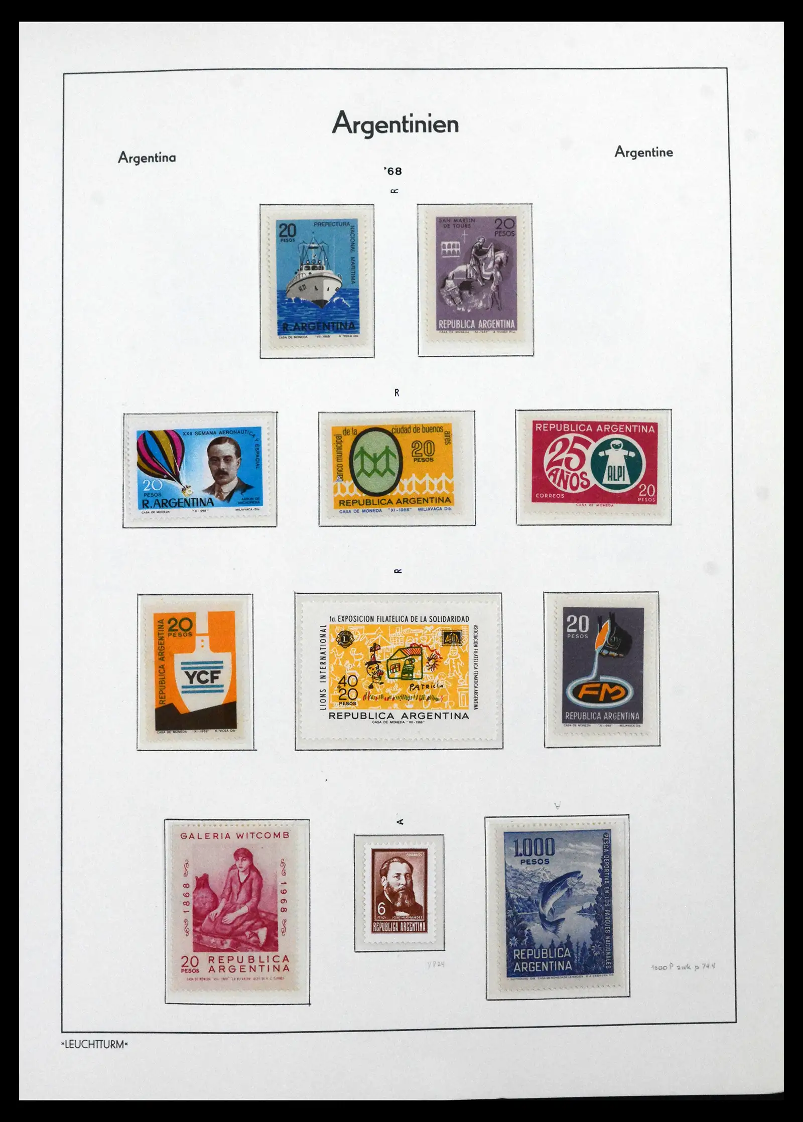 41718 0062 - Stamp collection 41718 Argentina 1935-1983.