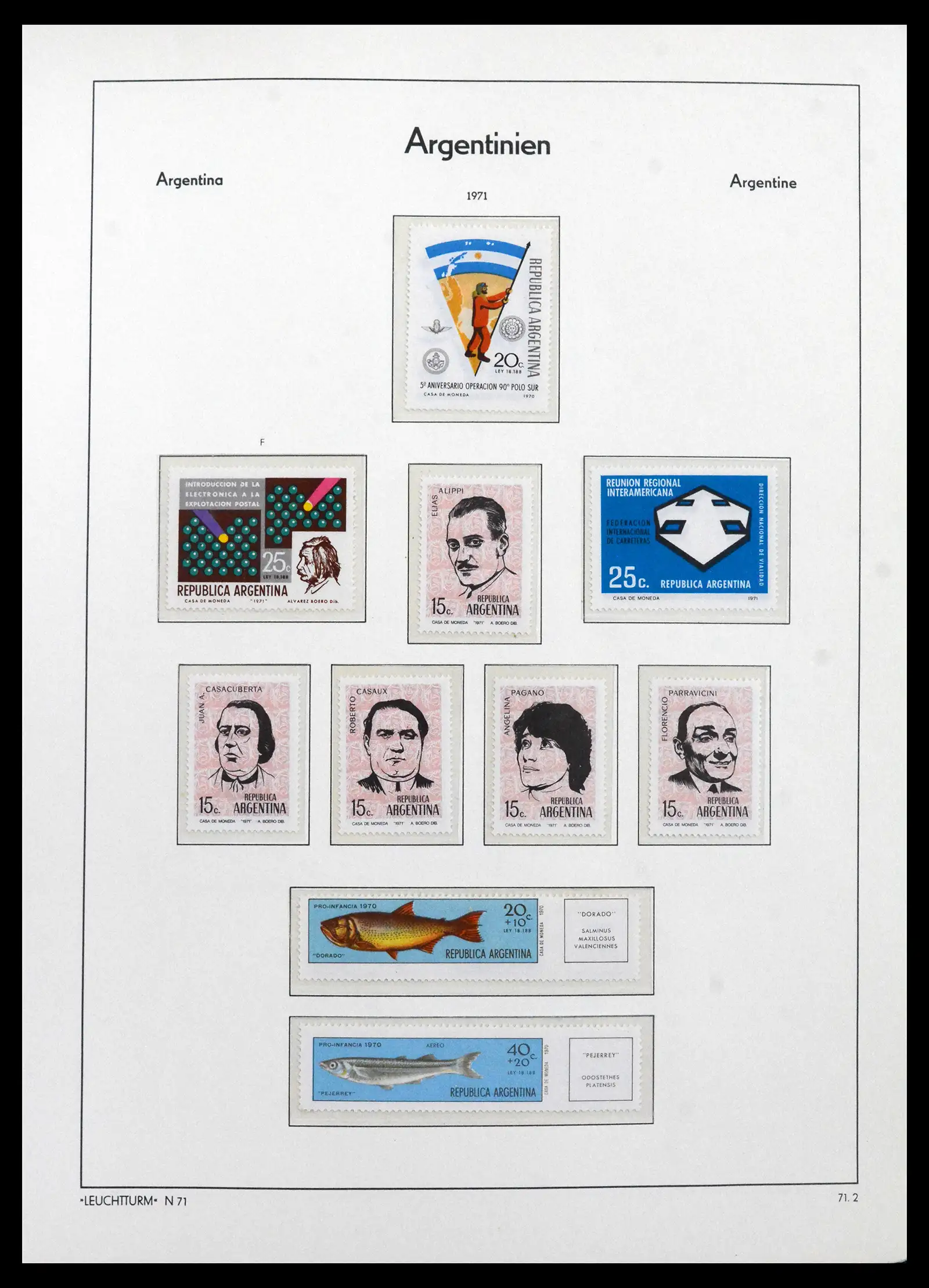 41718 0070 - Stamp collection 41718 Argentina 1935-1983.