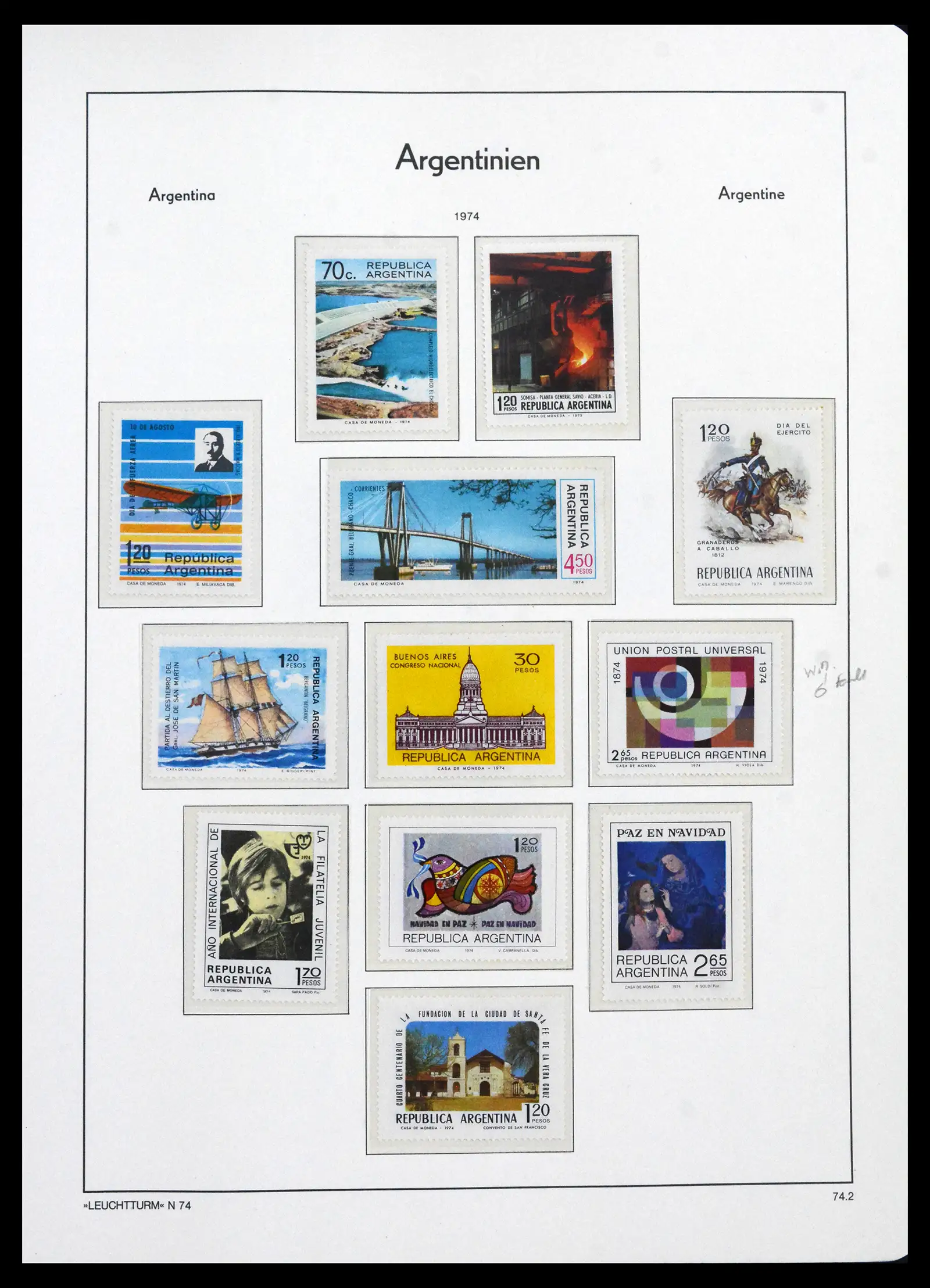 41718 0080 - Stamp collection 41718 Argentina 1935-1983.
