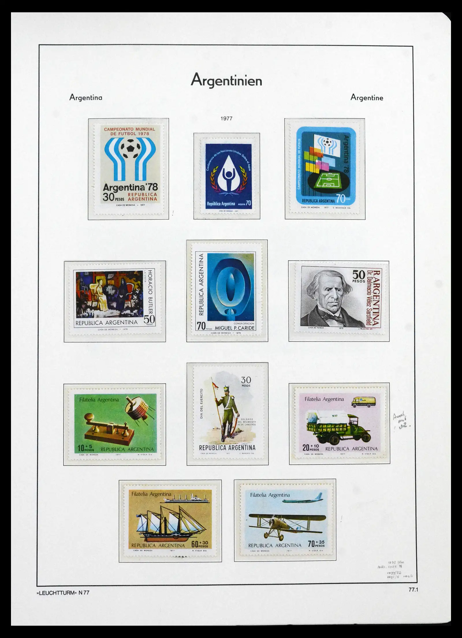 41718 0092 - Stamp collection 41718 Argentina 1935-1983.