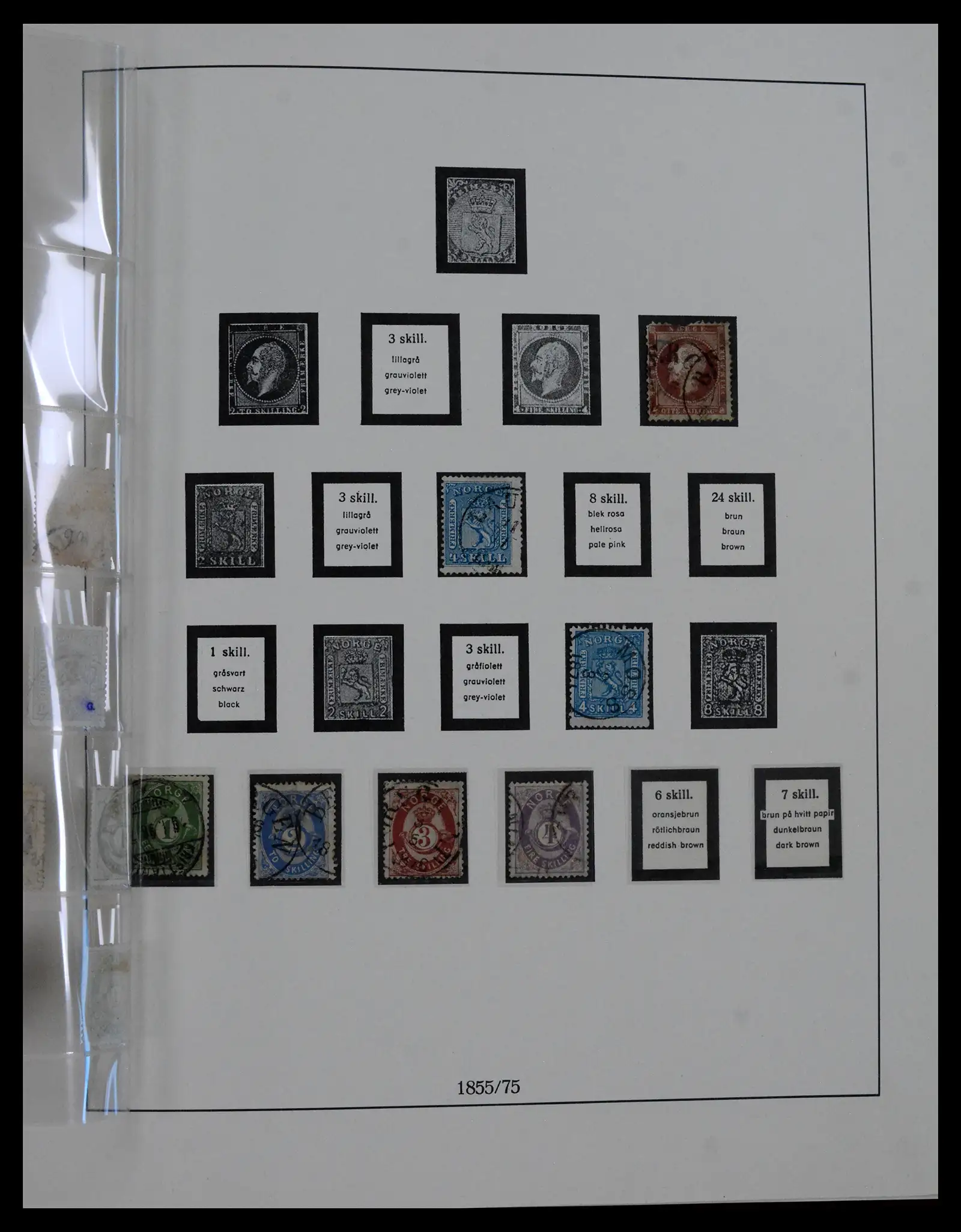 41719 0002 - Stamp collection 41719 Norway 1855-1998.