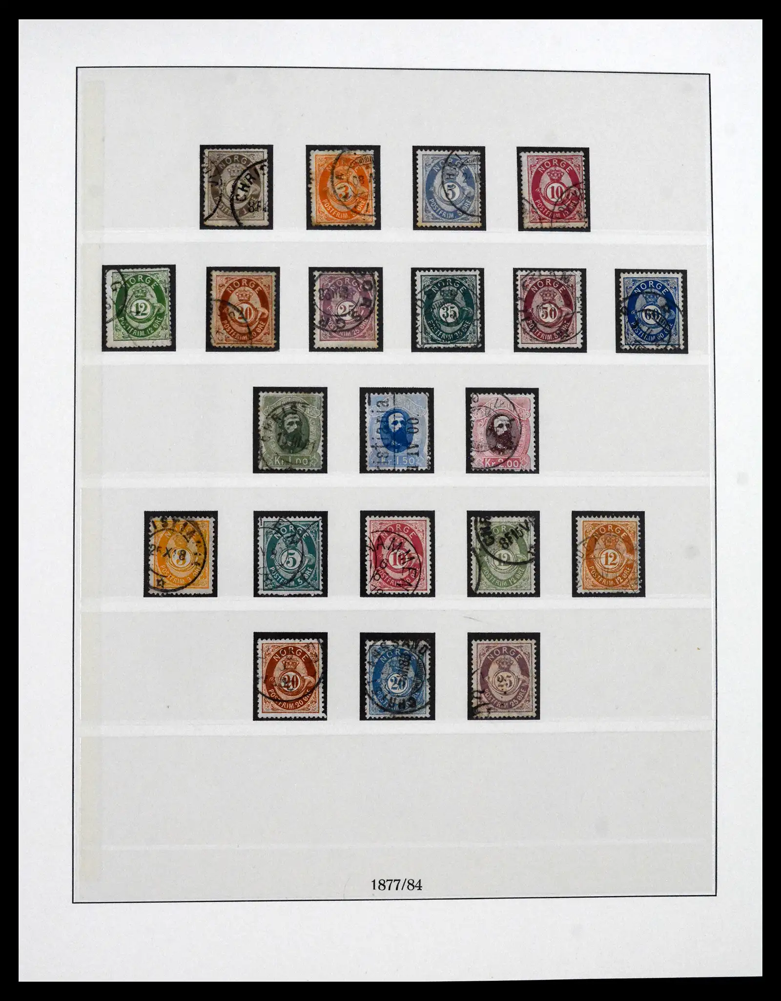 41719 0003 - Stamp collection 41719 Norway 1855-1998.