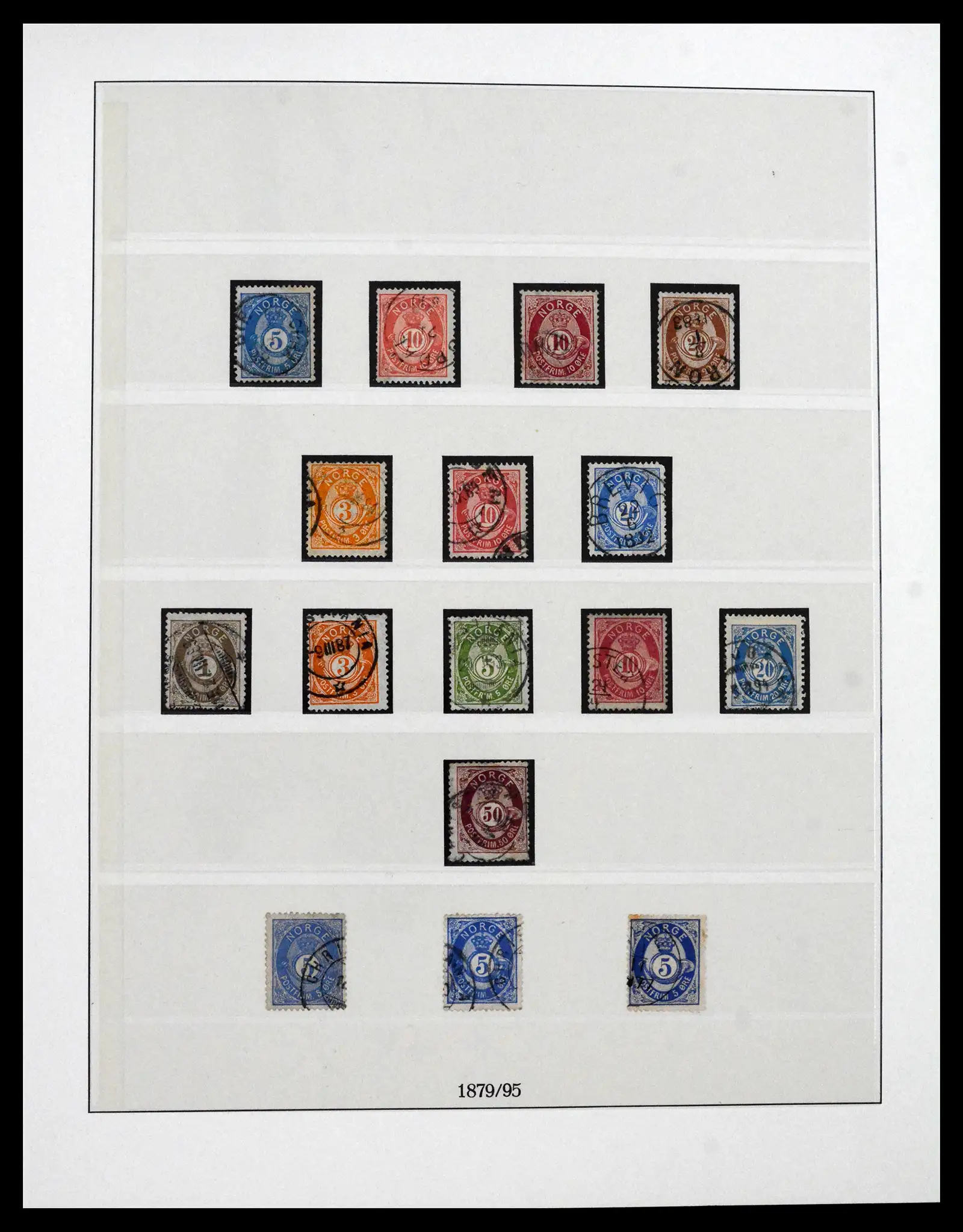41719 0004 - Stamp collection 41719 Norway 1855-1998.
