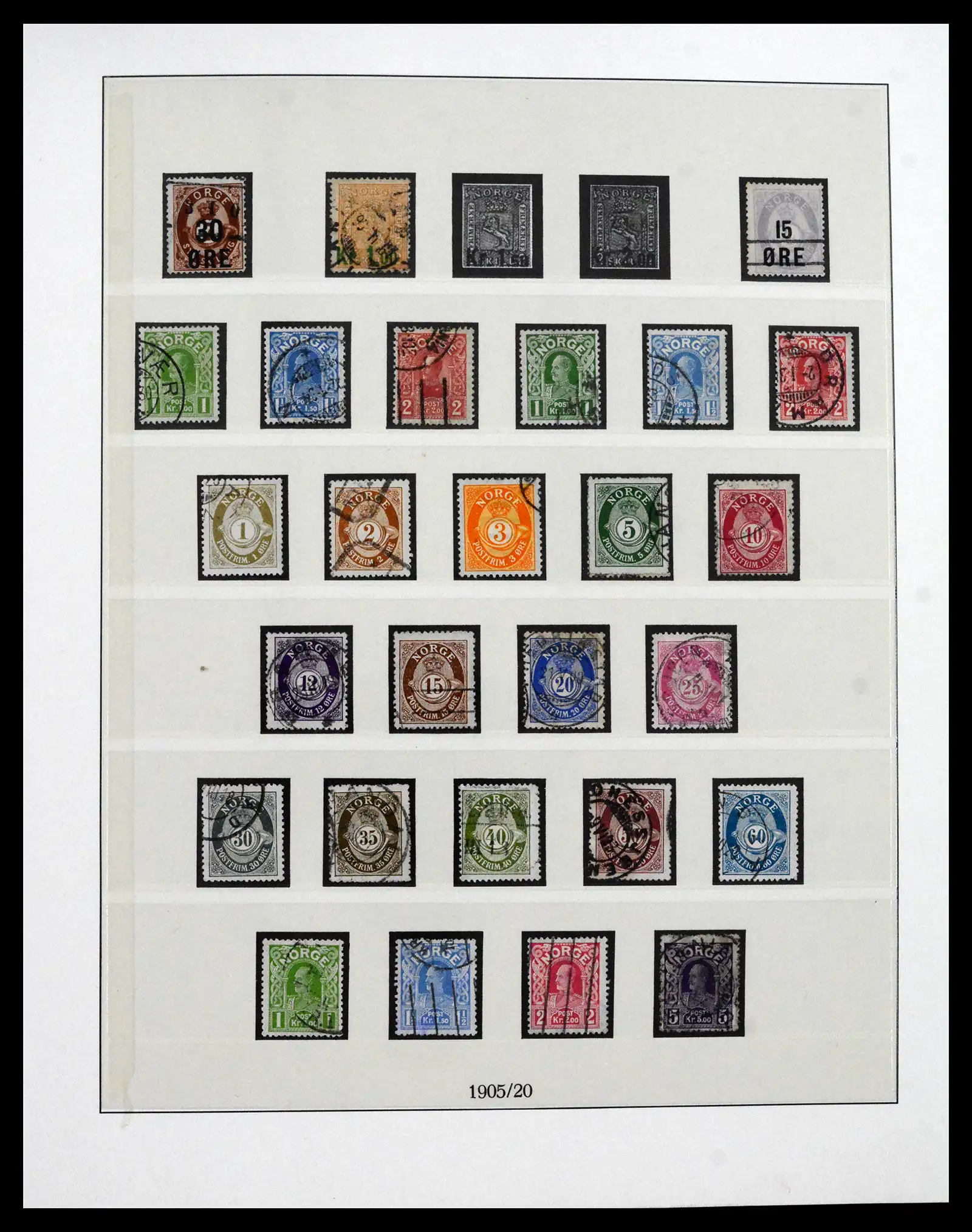 41719 0006 - Stamp collection 41719 Norway 1855-1998.