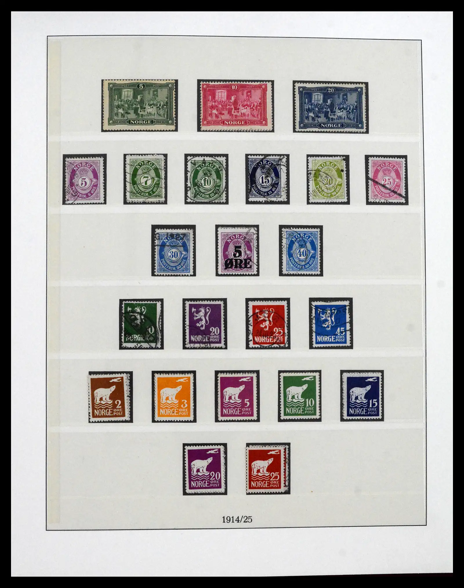 41719 0008 - Stamp collection 41719 Norway 1855-1998.