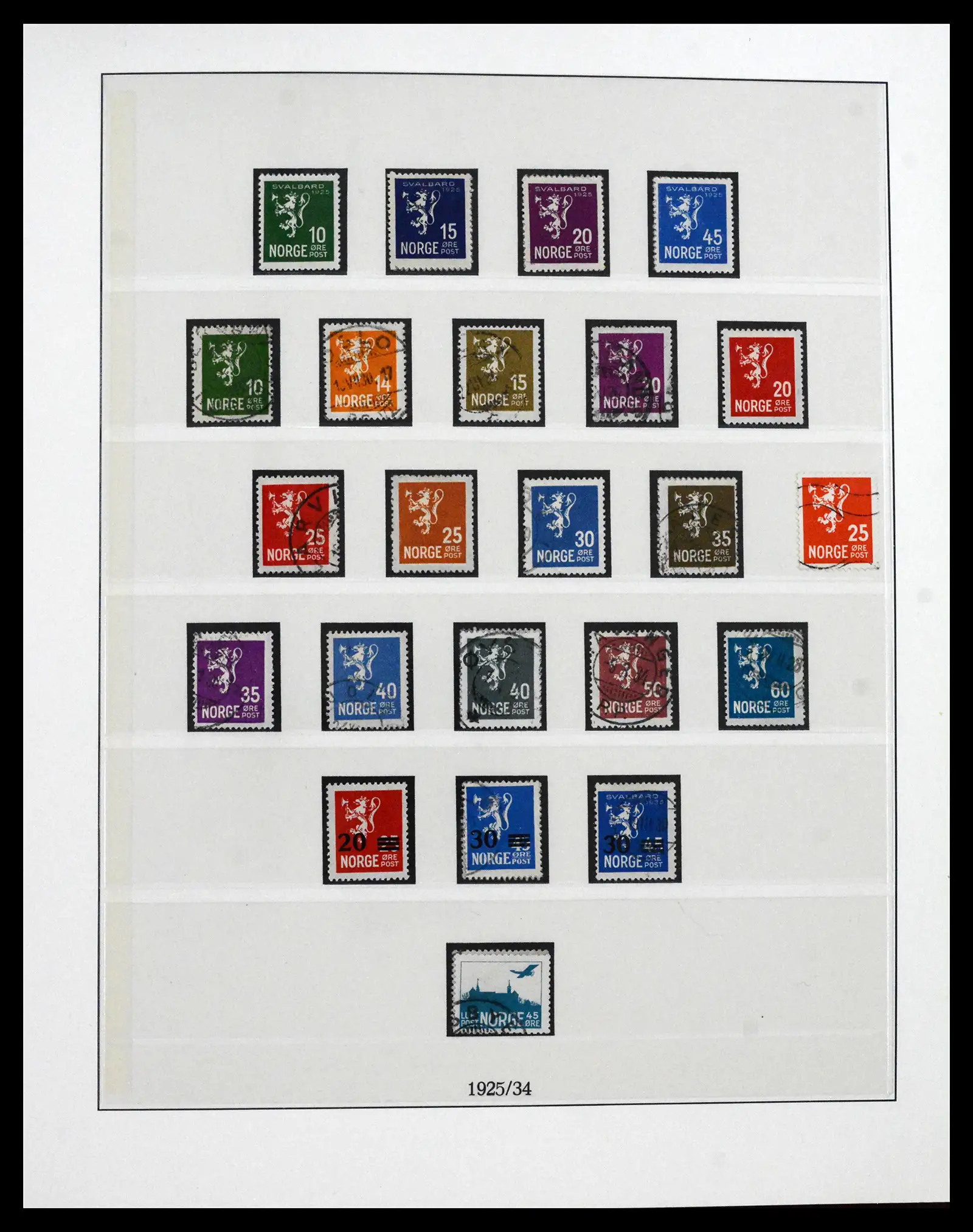 41719 0010 - Stamp collection 41719 Norway 1855-1998.