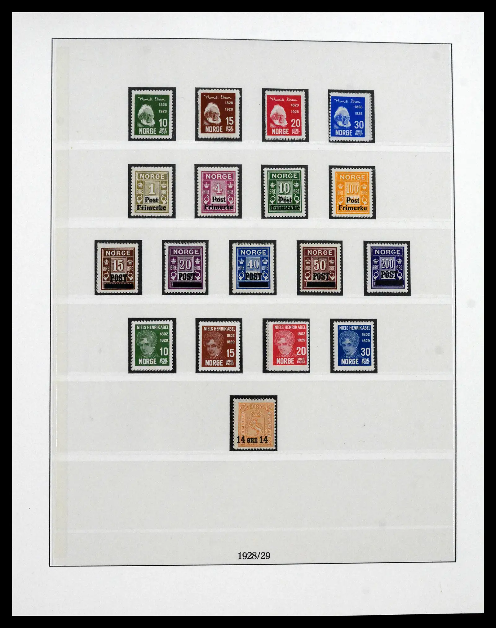 41719 0012 - Stamp collection 41719 Norway 1855-1998.