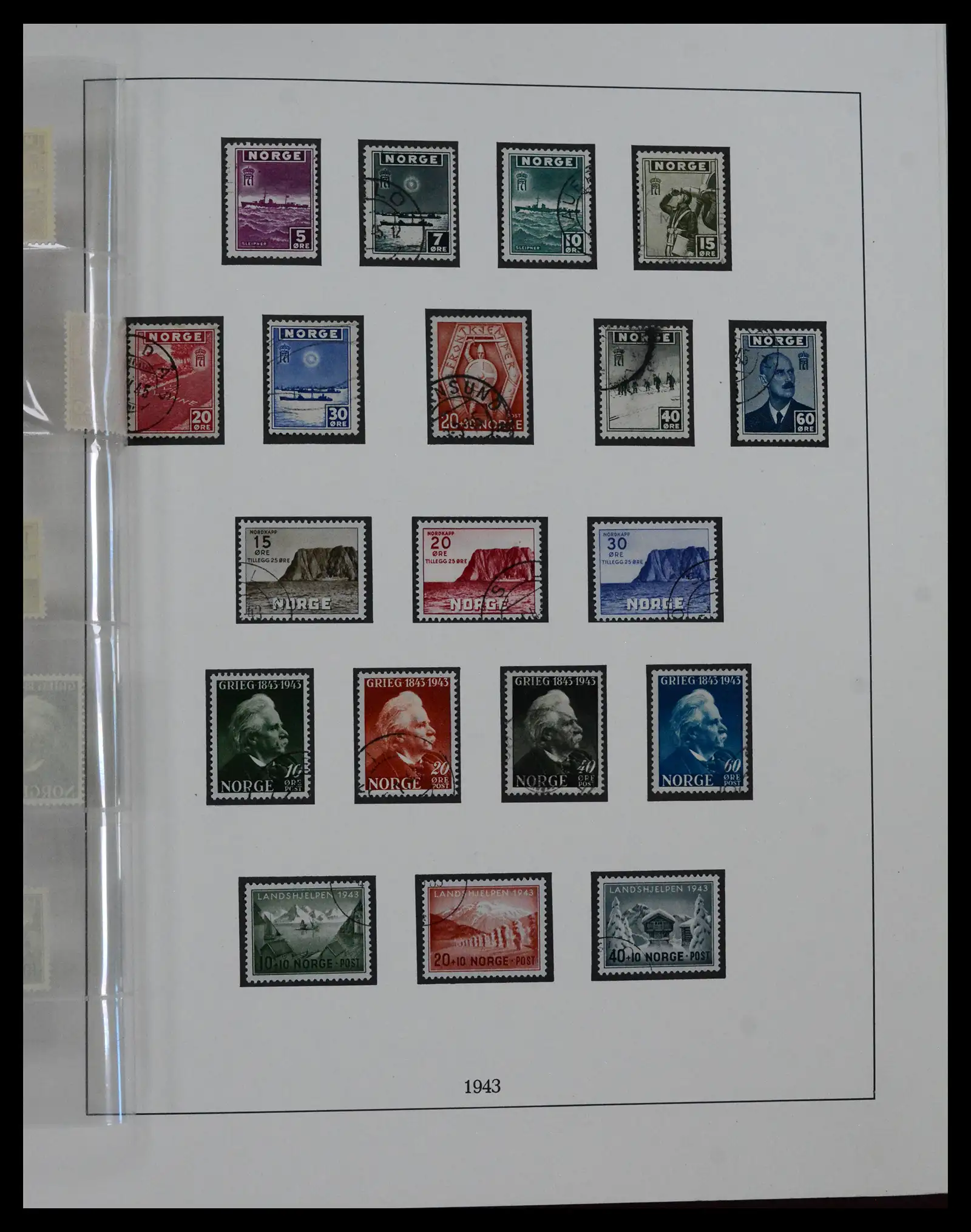 41719 0029 - Postzegelverzameling 41719 Noorwegen 1855-1998.