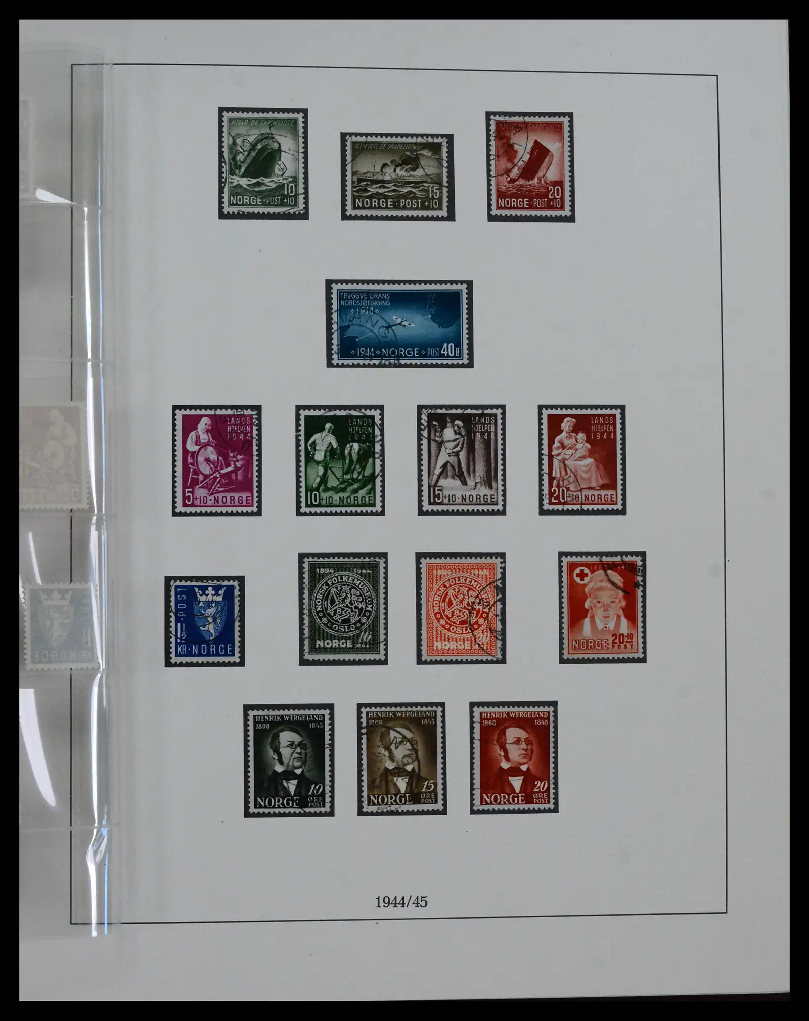 41719 0031 - Postzegelverzameling 41719 Noorwegen 1855-1998.