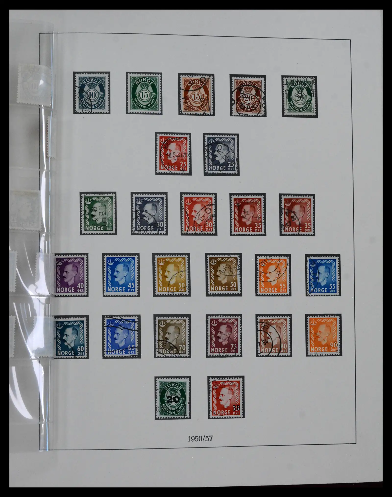 41719 0039 - Postzegelverzameling 41719 Noorwegen 1855-1998.