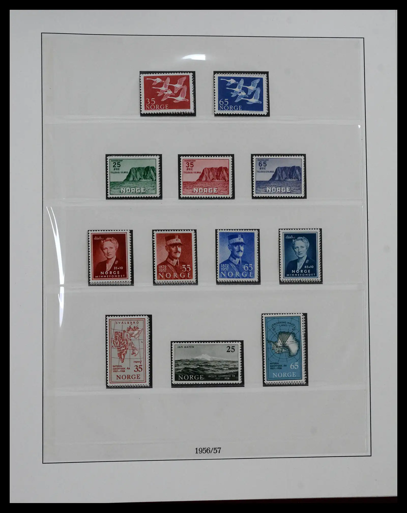 41719 0044 - Postzegelverzameling 41719 Noorwegen 1855-1998.