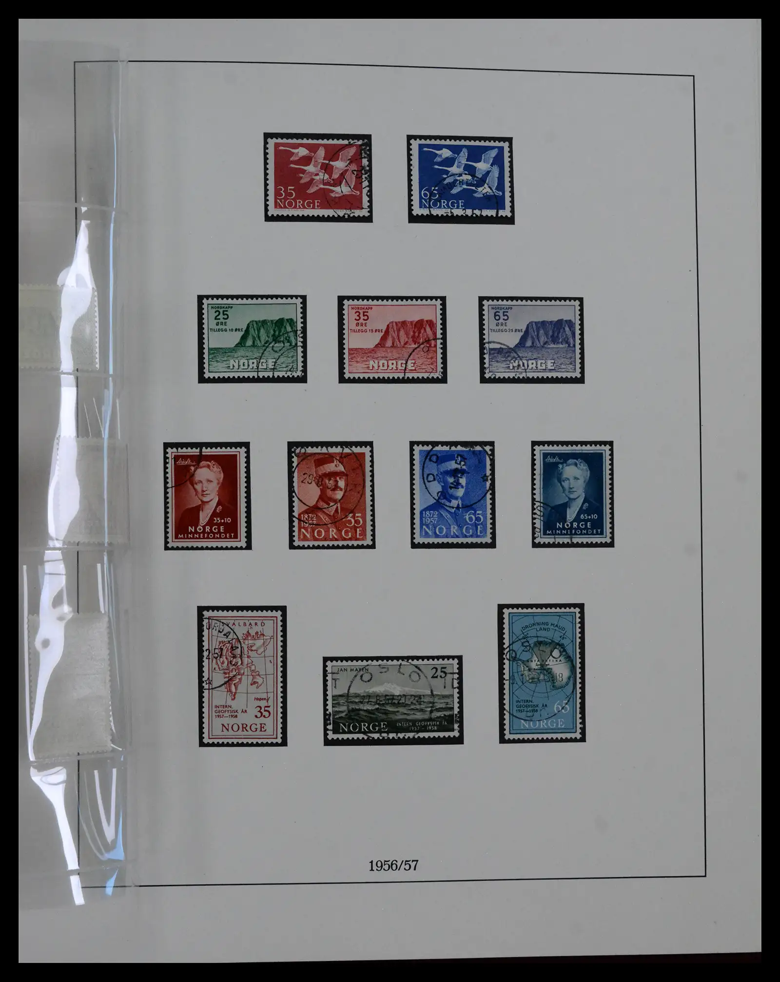 41719 0045 - Postzegelverzameling 41719 Noorwegen 1855-1998.