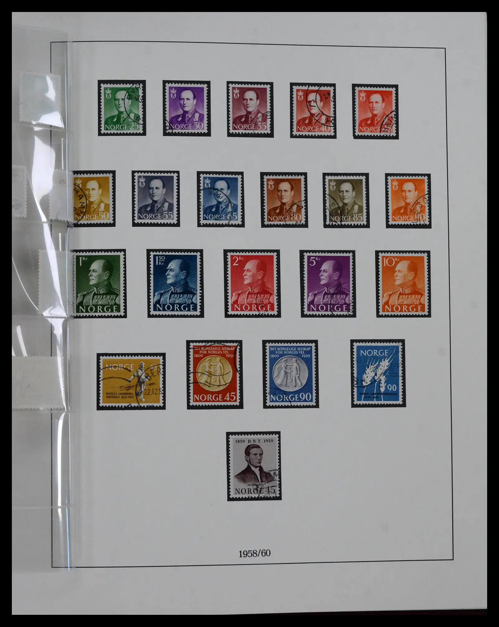 41719 0047 - Postzegelverzameling 41719 Noorwegen 1855-1998.