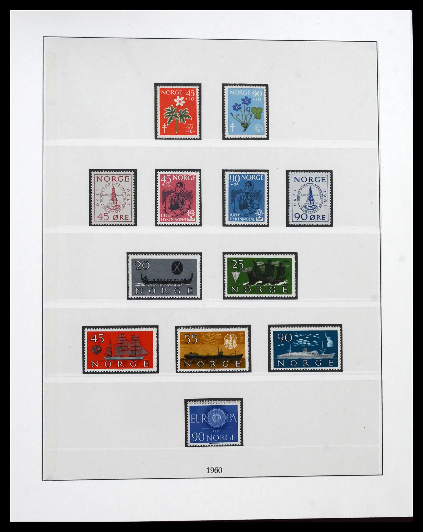 41719 0048 - Postzegelverzameling 41719 Noorwegen 1855-1998.