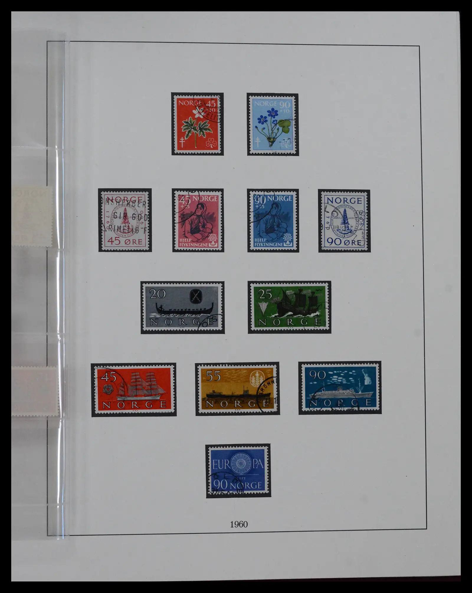 41719 0049 - Postzegelverzameling 41719 Noorwegen 1855-1998.