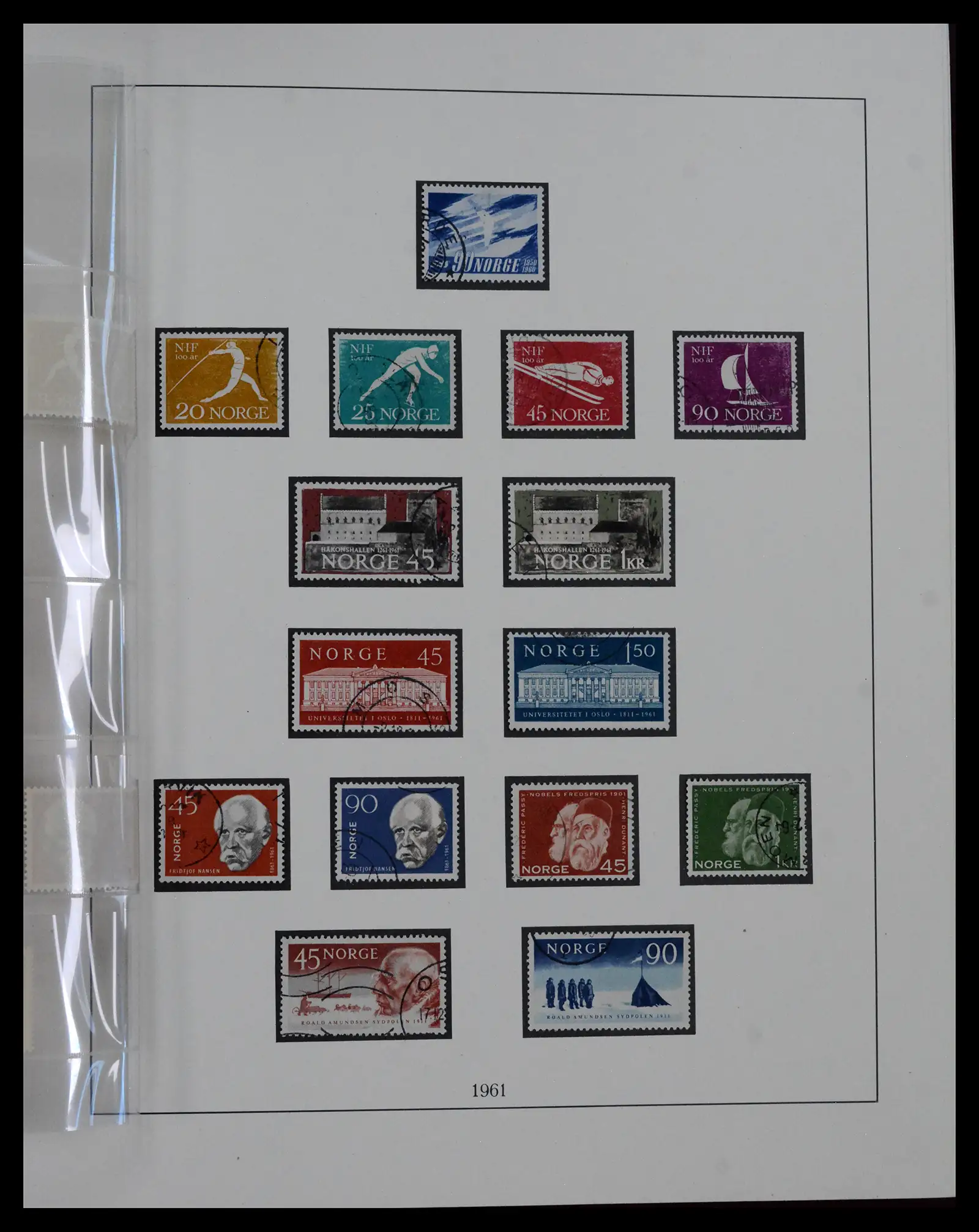 41719 0051 - Postzegelverzameling 41719 Noorwegen 1855-1998.