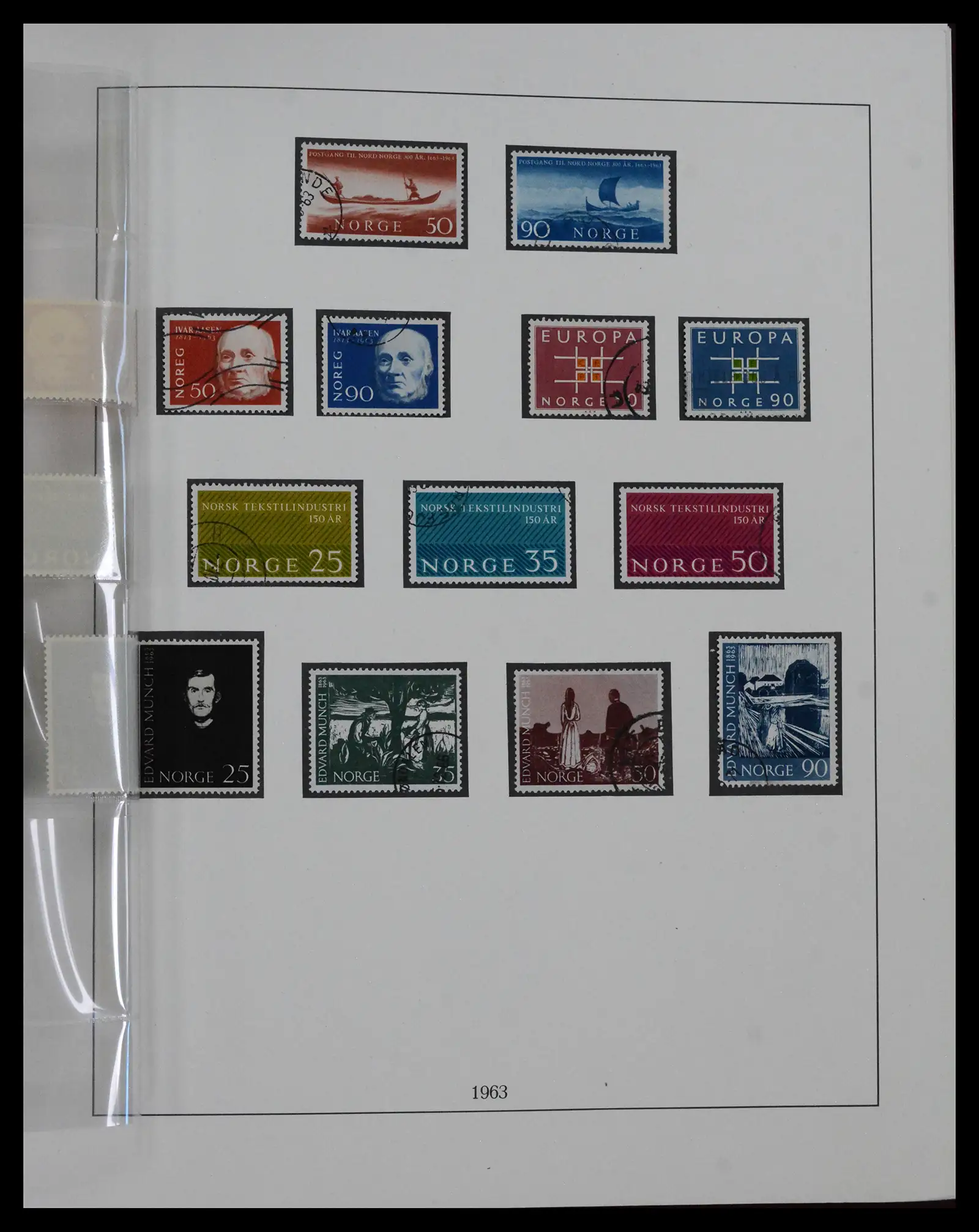 41719 0057 - Postzegelverzameling 41719 Noorwegen 1855-1998.