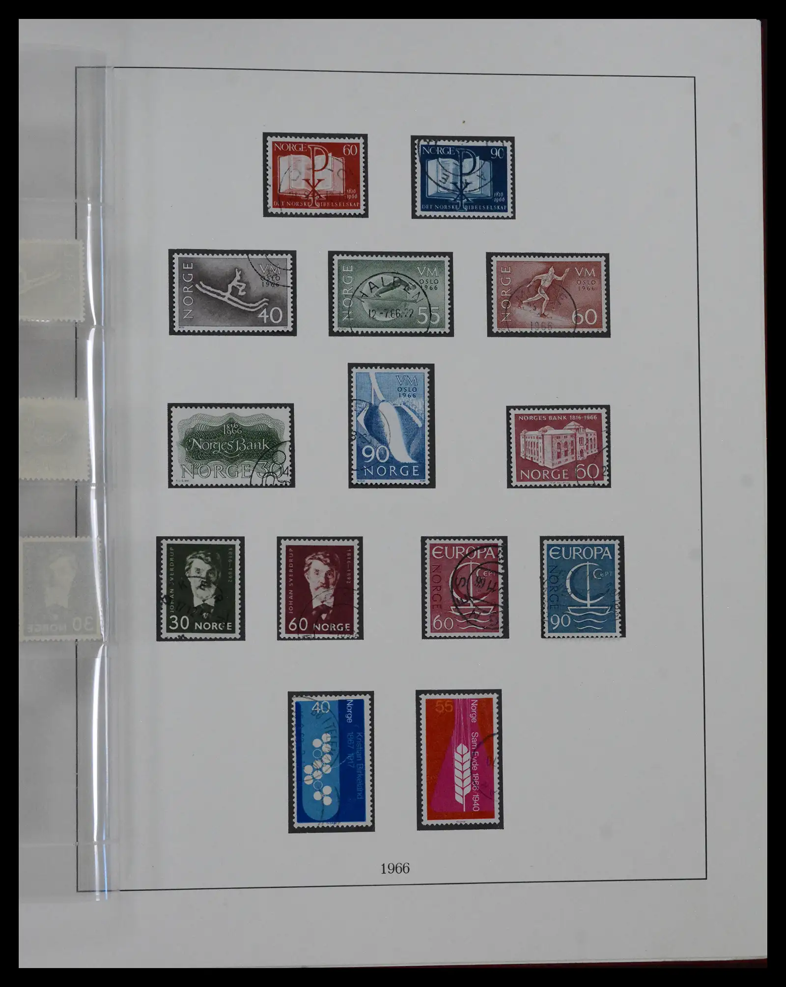 41719 0063 - Postzegelverzameling 41719 Noorwegen 1855-1998.