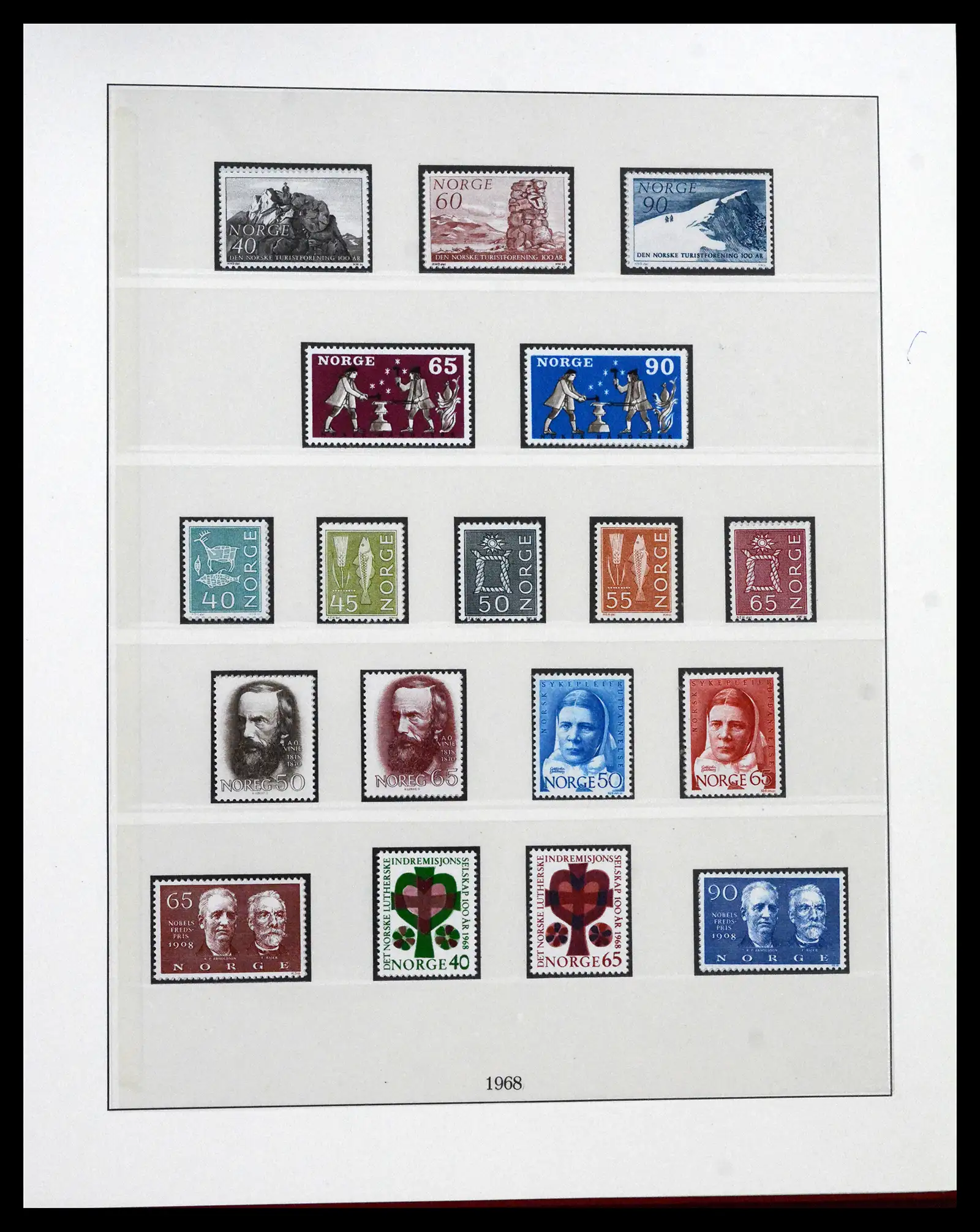 41719 0066 - Postzegelverzameling 41719 Noorwegen 1855-1998.