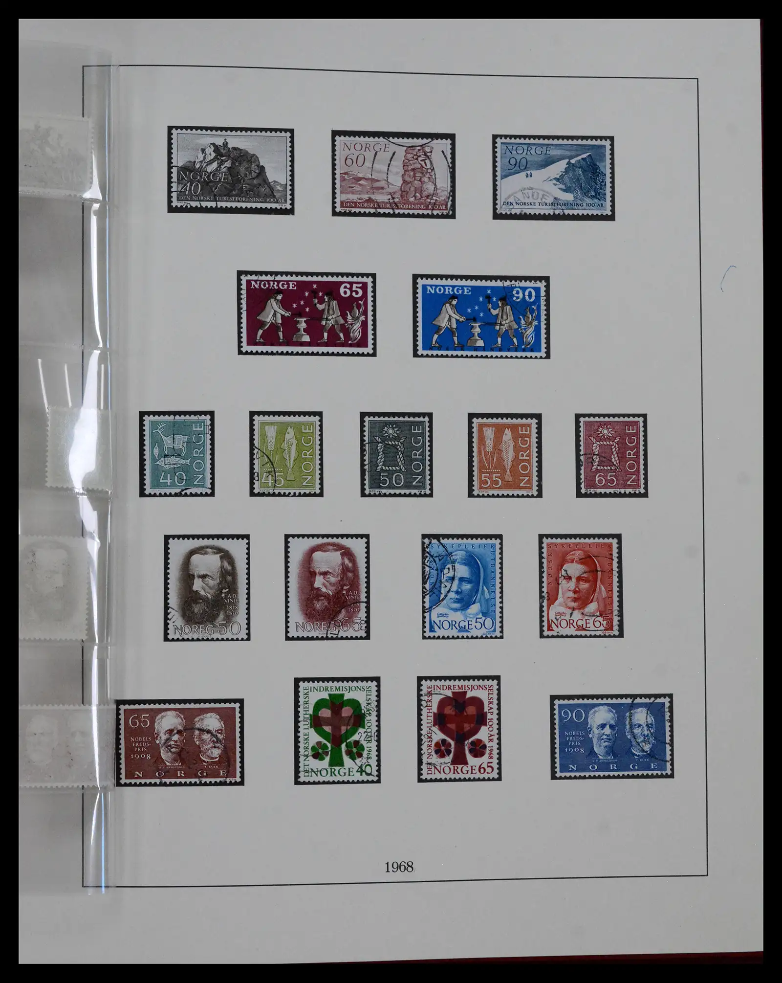 41719 0067 - Postzegelverzameling 41719 Noorwegen 1855-1998.