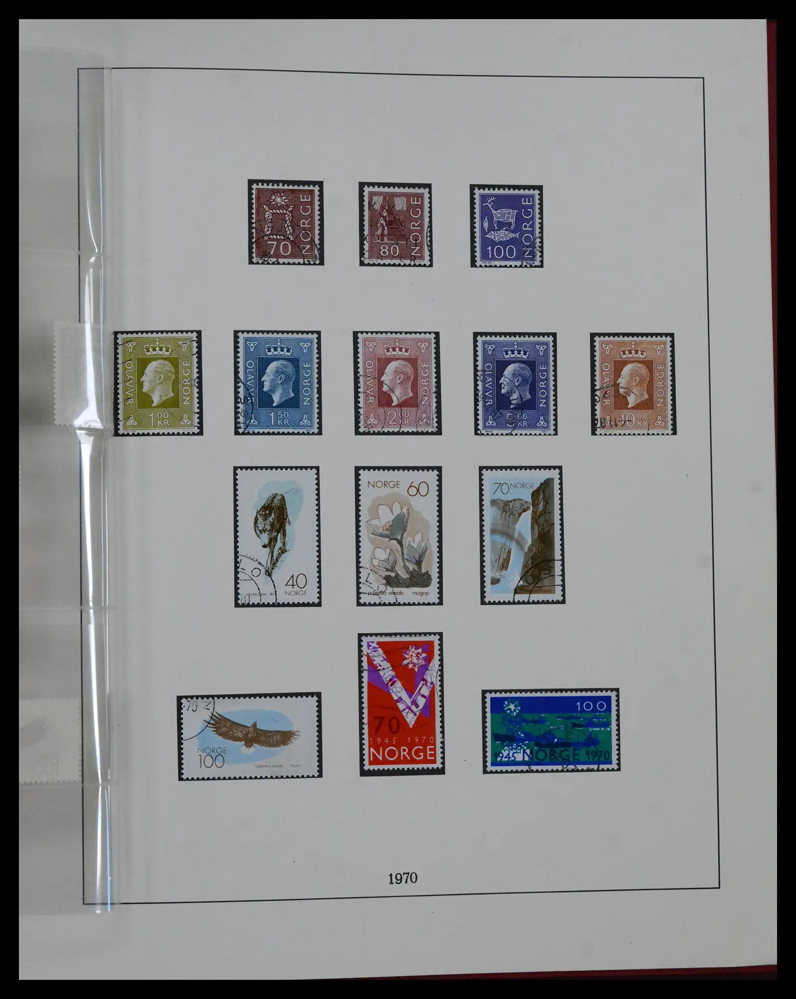 41719 0073 - Postzegelverzameling 41719 Noorwegen 1855-1998.