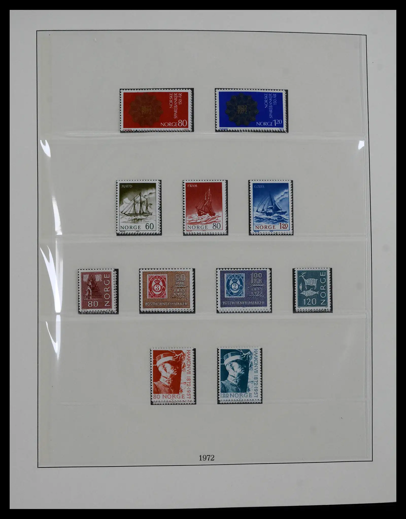 41719 0078 - Postzegelverzameling 41719 Noorwegen 1855-1998.