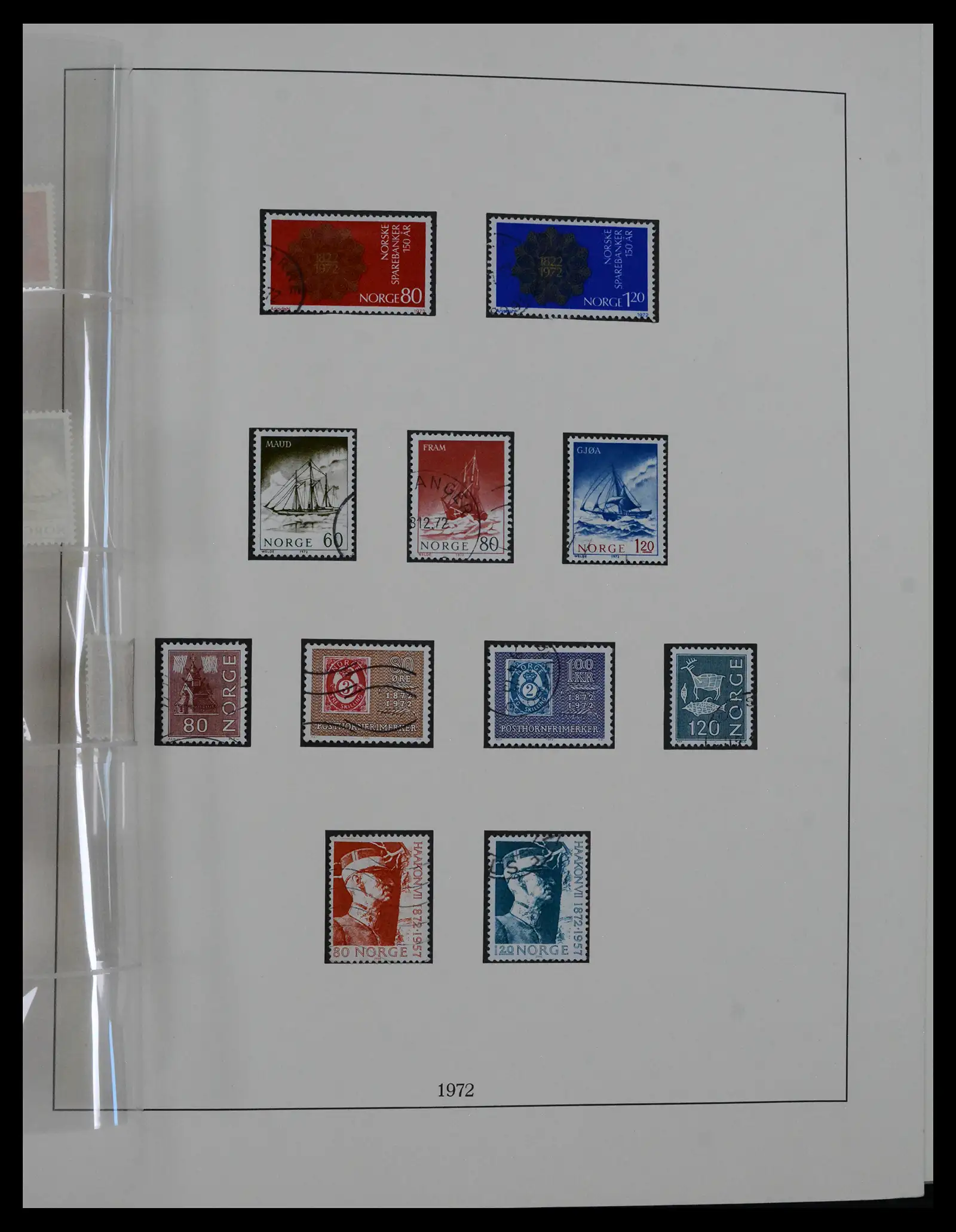 41719 0079 - Postzegelverzameling 41719 Noorwegen 1855-1998.