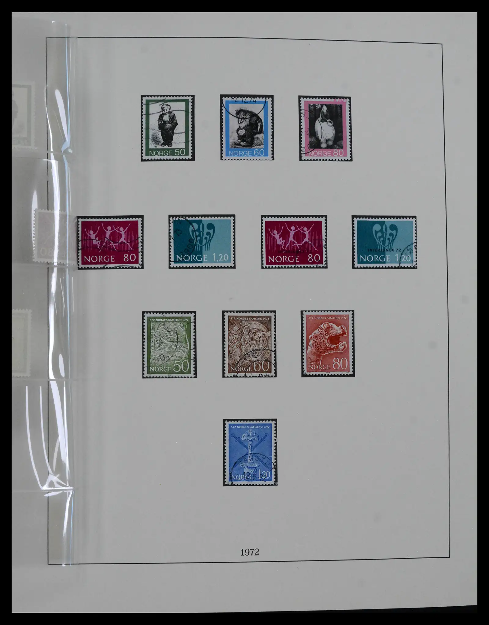 41719 0083 - Postzegelverzameling 41719 Noorwegen 1855-1998.