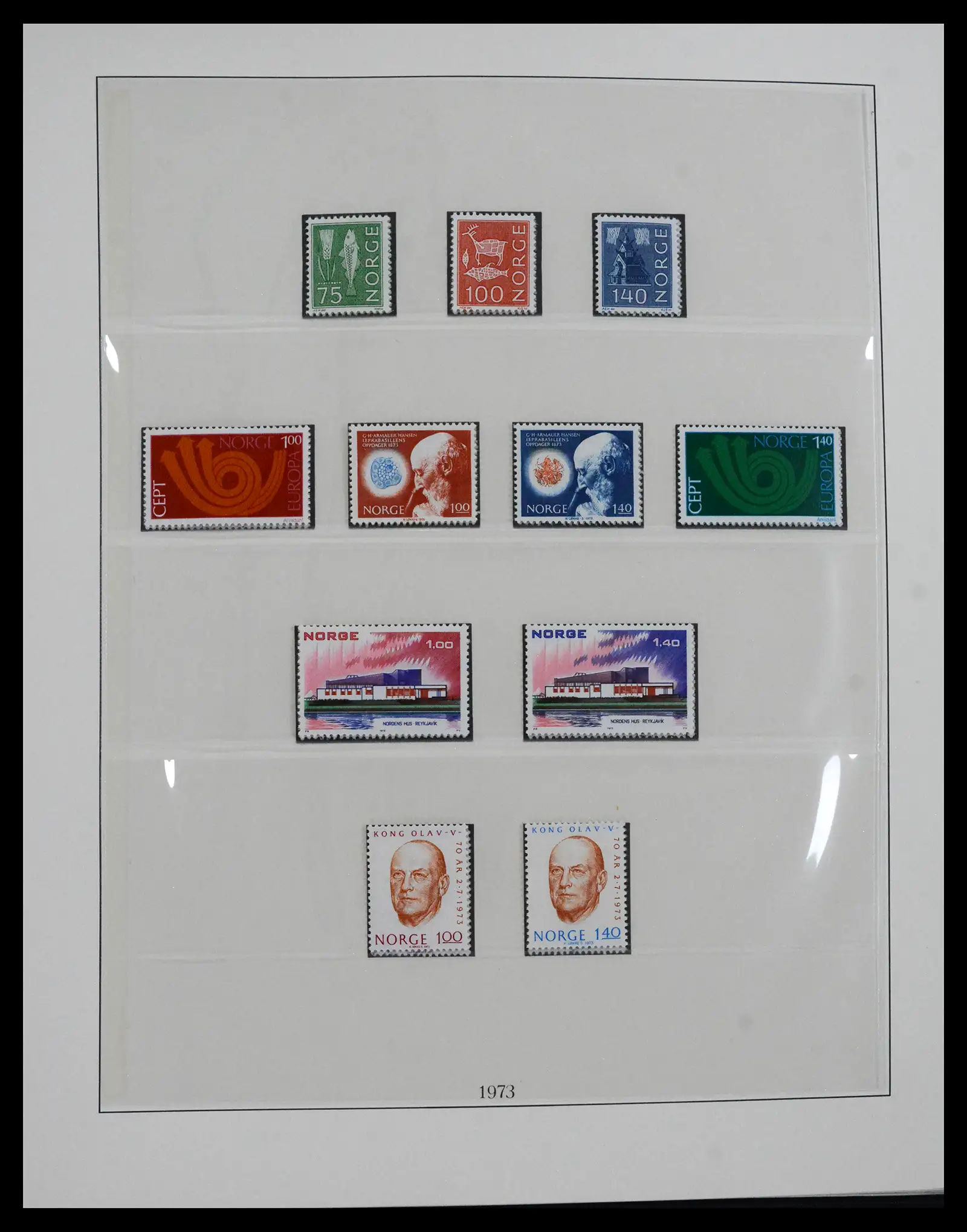 41719 0085 - Postzegelverzameling 41719 Noorwegen 1855-1998.