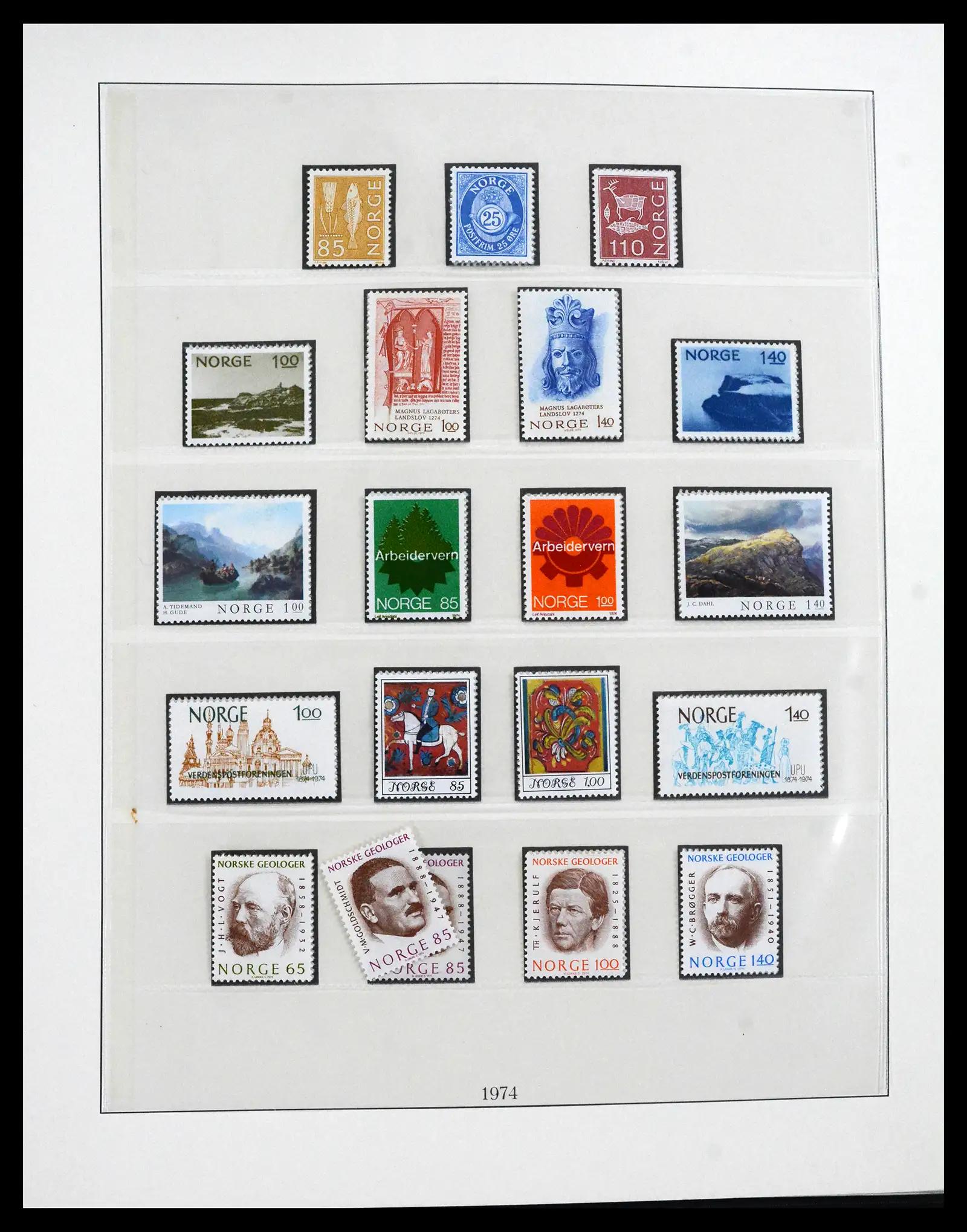 41719 0089 - Postzegelverzameling 41719 Noorwegen 1855-1998.