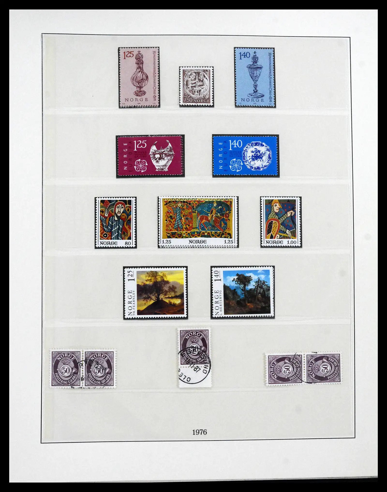 41719 0095 - Postzegelverzameling 41719 Noorwegen 1855-1998.